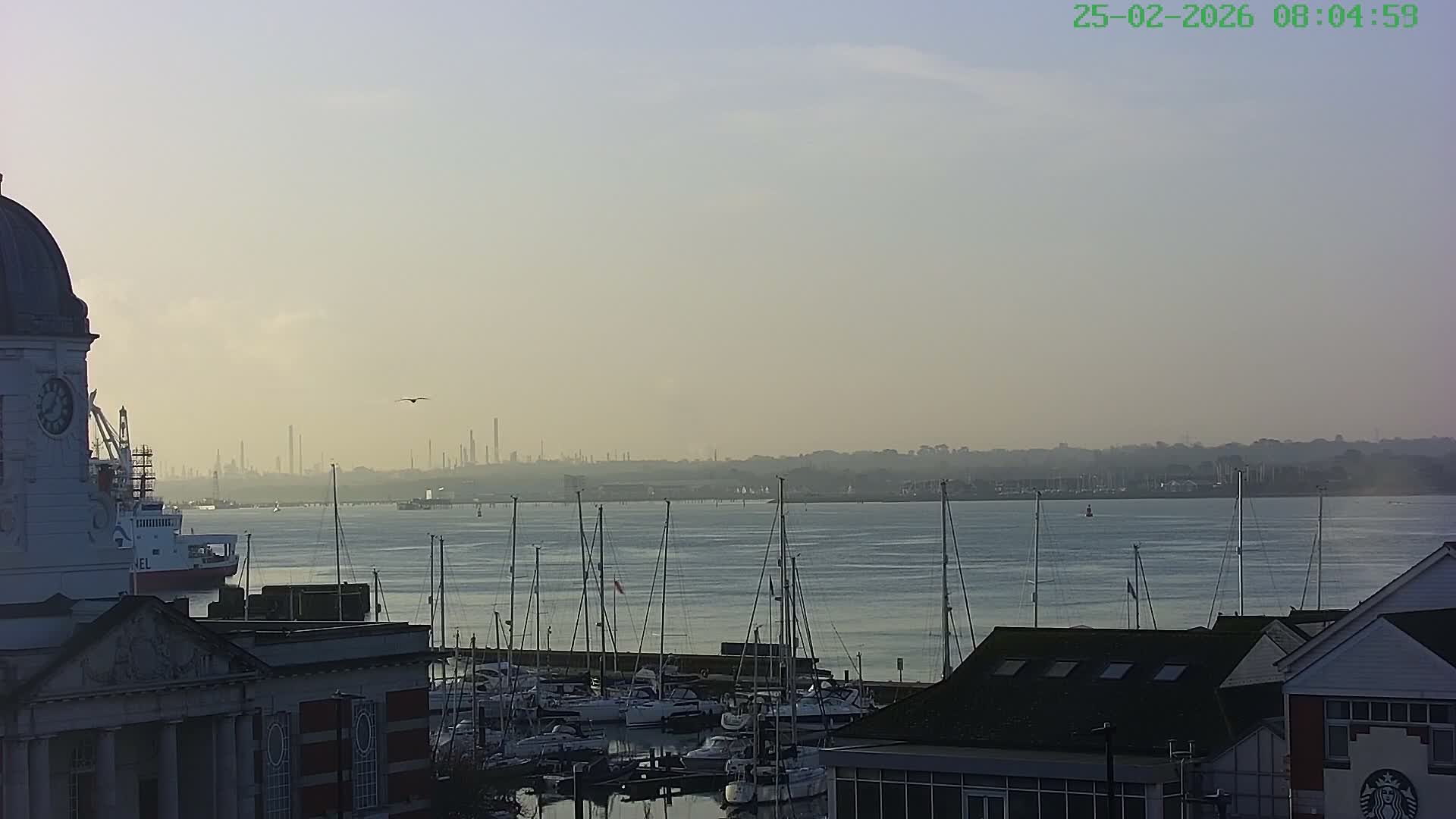 Marine of Southampton & Test River Live Cam - Southampton, Hampshire, South East, England, United Kingdom