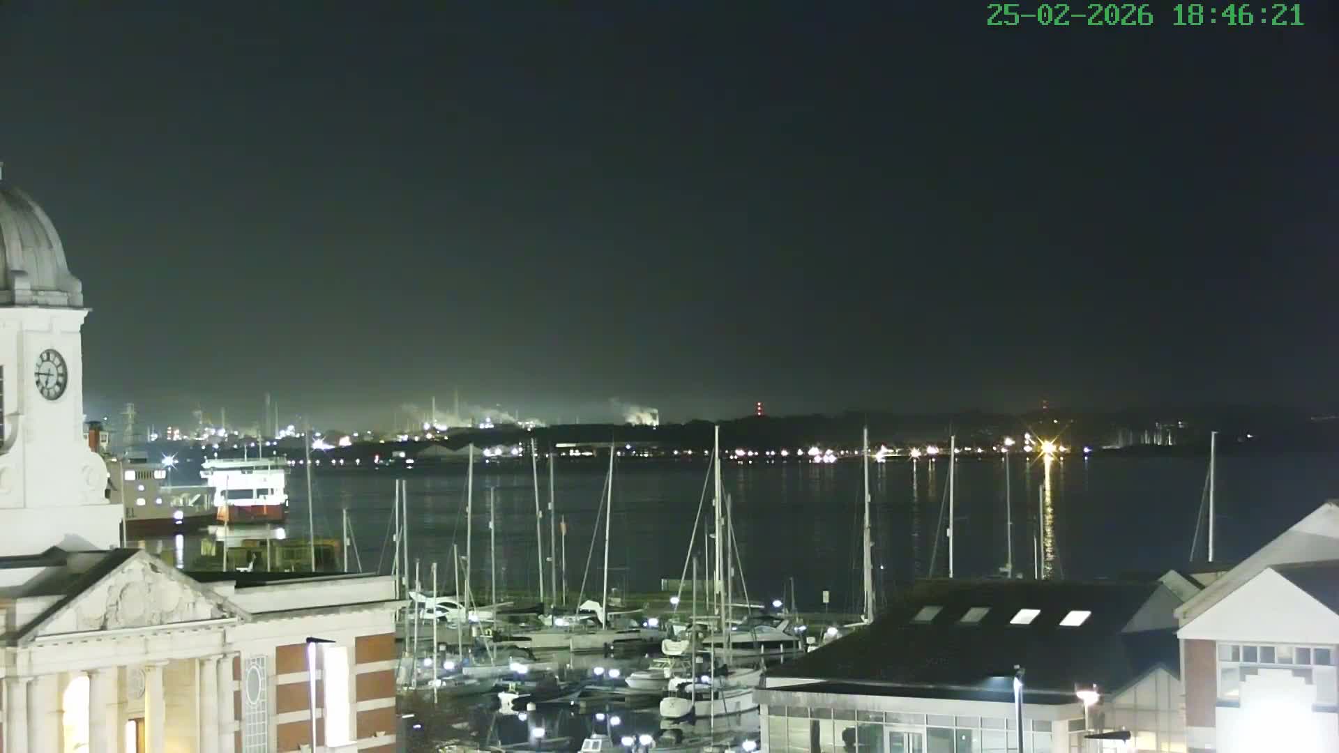 Marine of Southampton & Test River Live Cam - Southampton, Hampshire, South East, England, United Kingdom