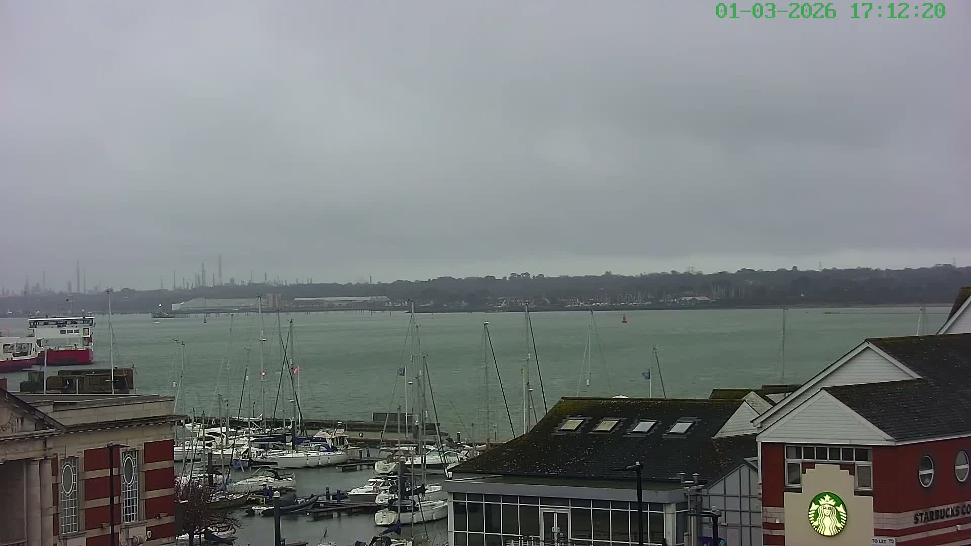 Marine of Southampton & Test River Live Cam - Southampton, Hampshire, South East, England, United Kingdom
