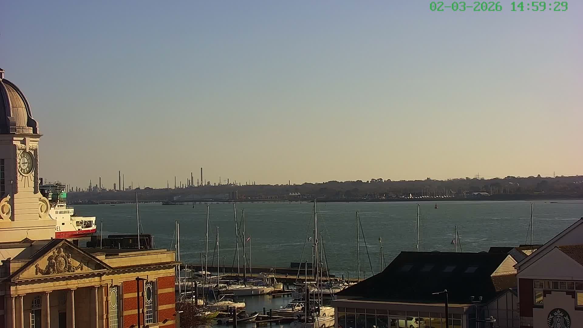 Marine of Southampton & Test River Live Cam - Southampton, Hampshire, South East, England, United Kingdom