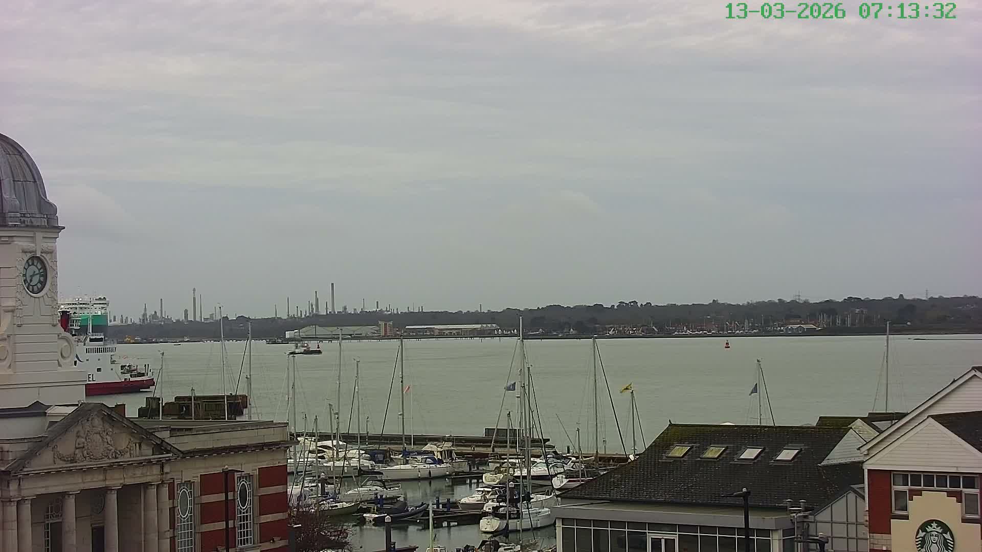 Marine of Southampton & Test River Live Cam - Southampton, Hampshire, South East, England, United Kingdom