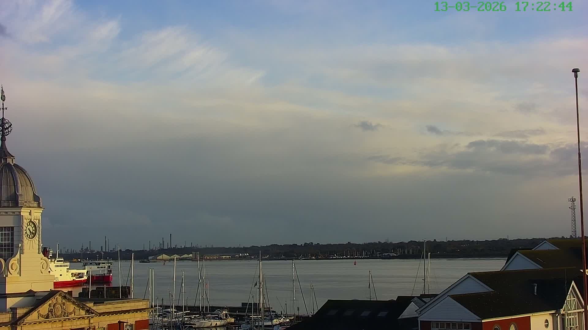 Marine of Southampton & Test River Live Cam - Southampton, Hampshire, South East, England, United Kingdom
