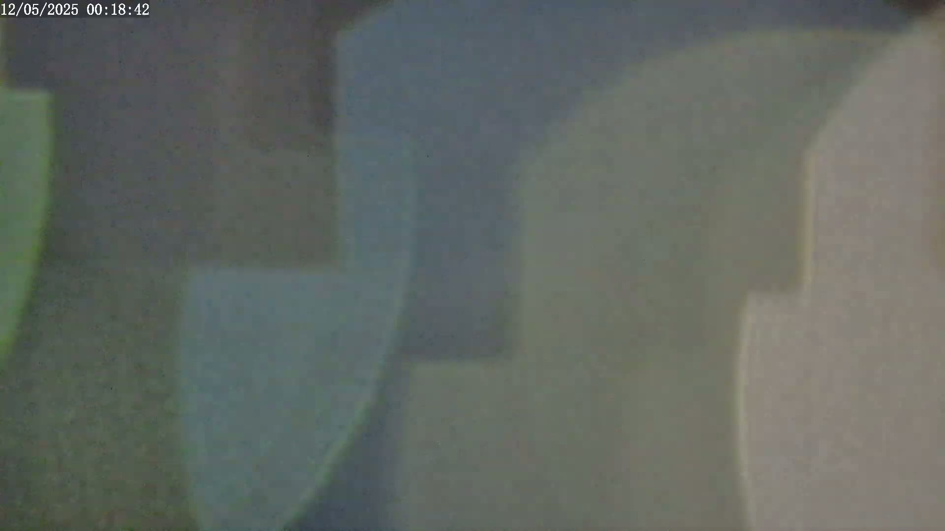 An out-of-focus image shows muted green, gray, and beige shapes.