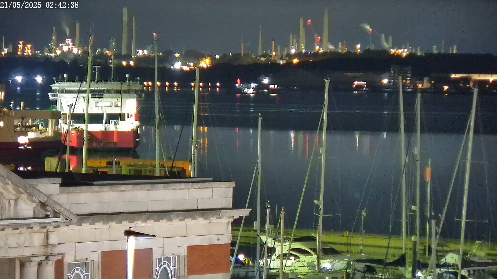 Fawley, ExxonMobil Refinery Live Cam - New Forest, Hampshire, South East, England, United Kingdom