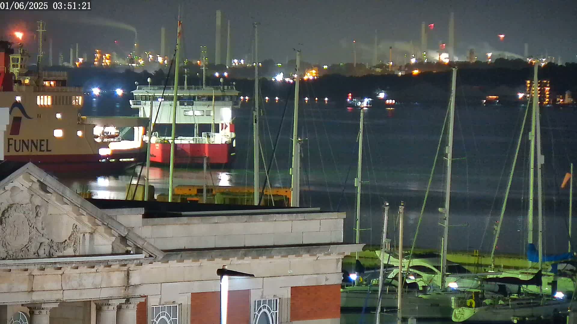 Fawley, ExxonMobil Refinery Live Cam - New Forest, Hampshire, South East, England, United Kingdom