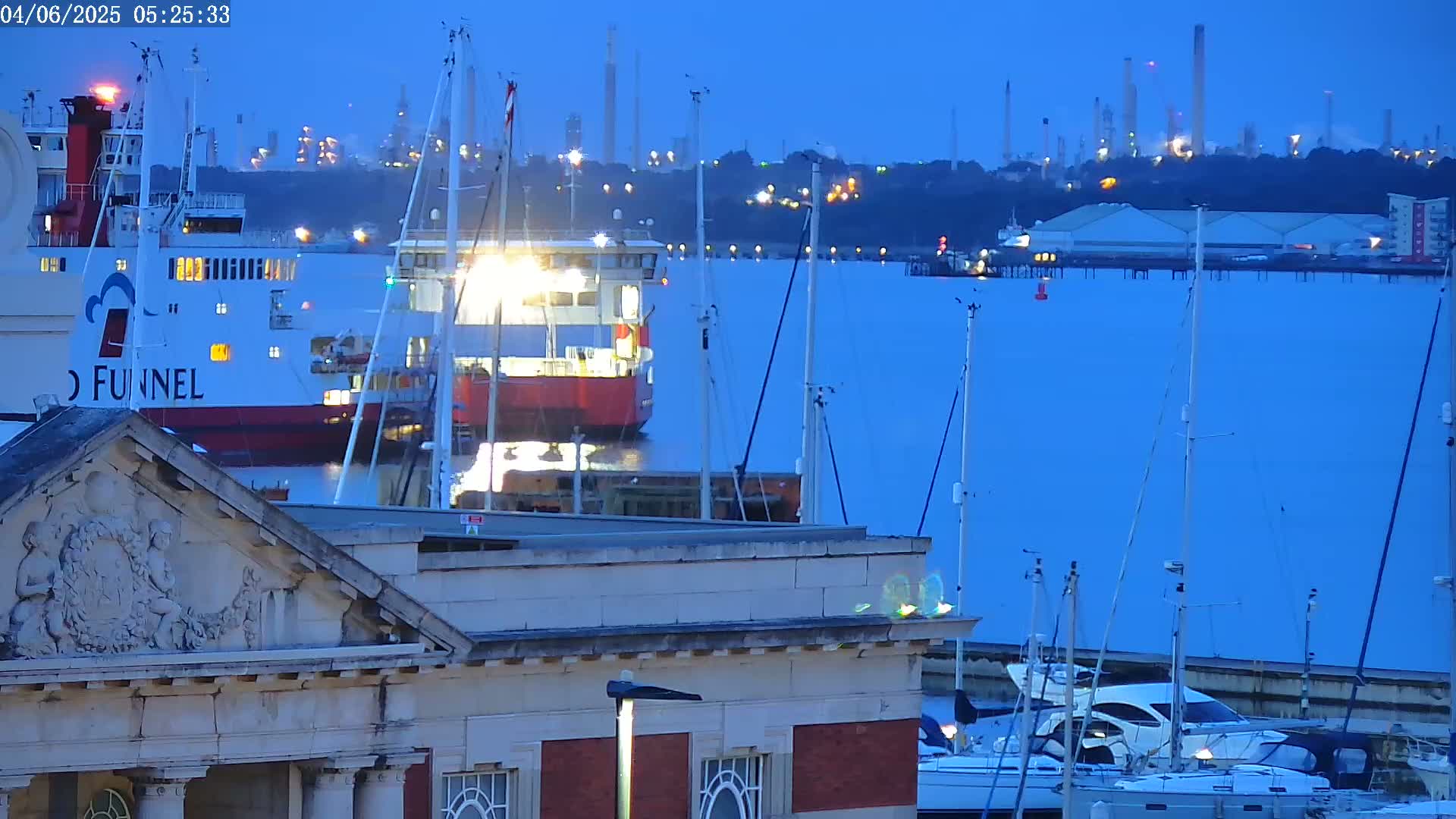 Fawley, ExxonMobil Refinery Live Cam - New Forest, Hampshire, South East, England, United Kingdom