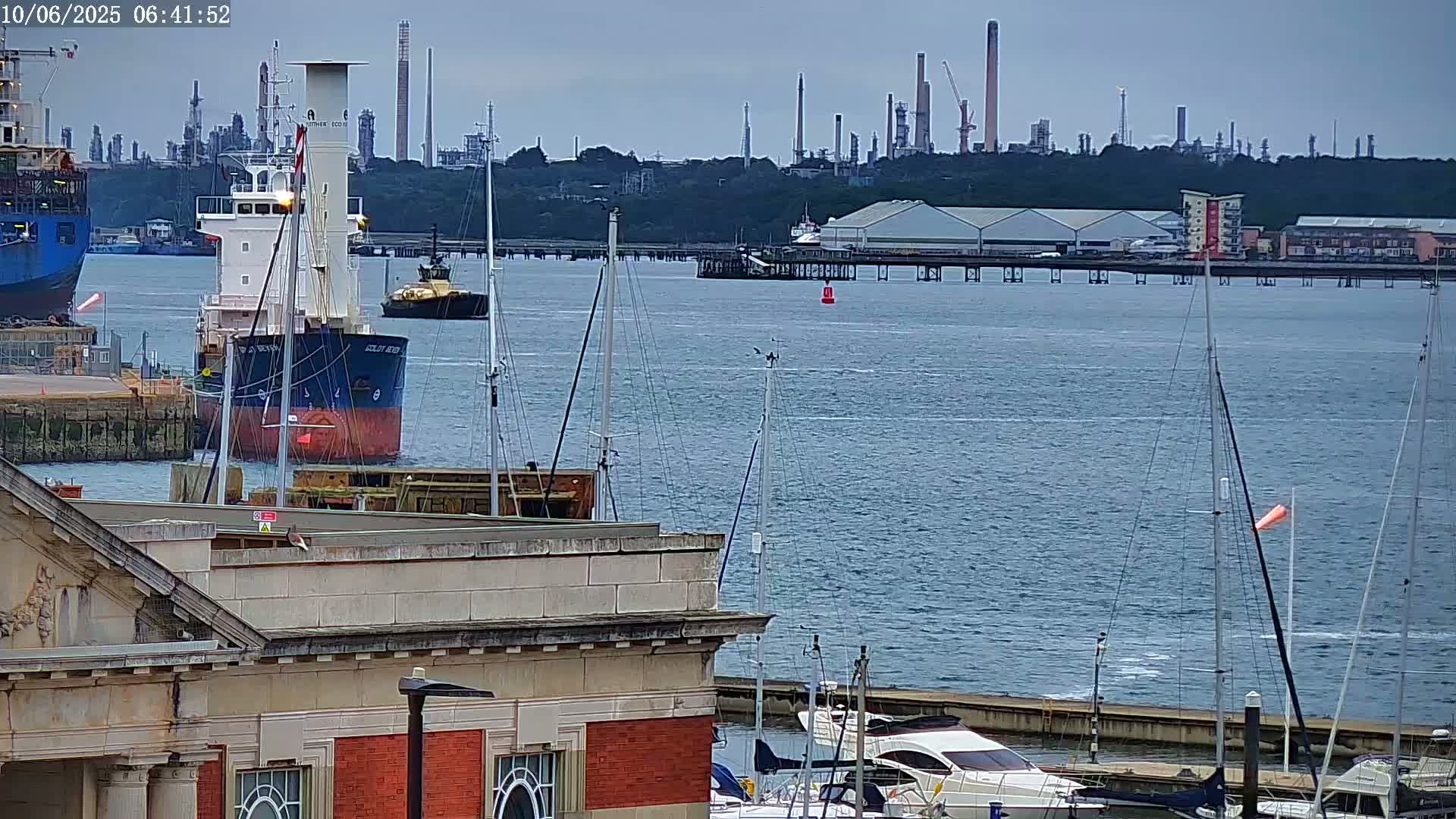 Fawley, ExxonMobil Refinery Live Cam - New Forest, Hampshire, South East, England, United Kingdom