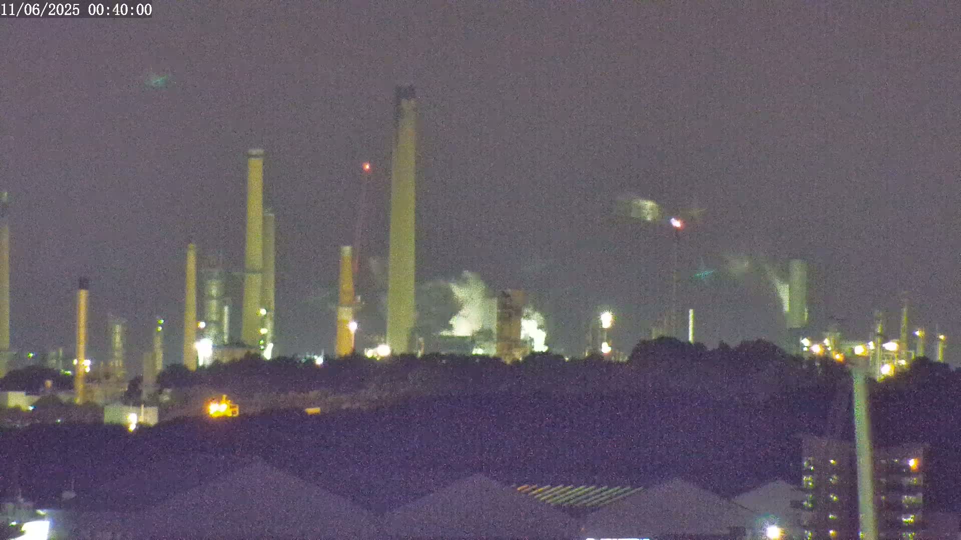 Fawley, ExxonMobil Refinery Live Cam - New Forest, Hampshire, South East, England, United Kingdom