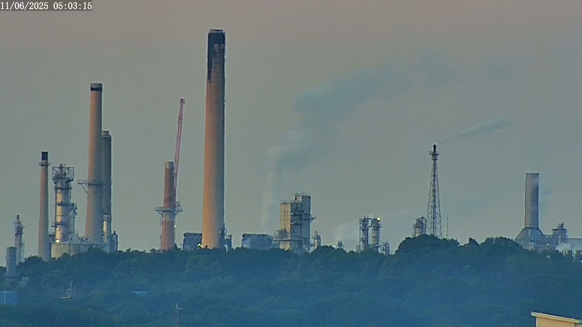 Fawley, ExxonMobil Refinery Live Cam - New Forest, Hampshire, South East, England, United Kingdom