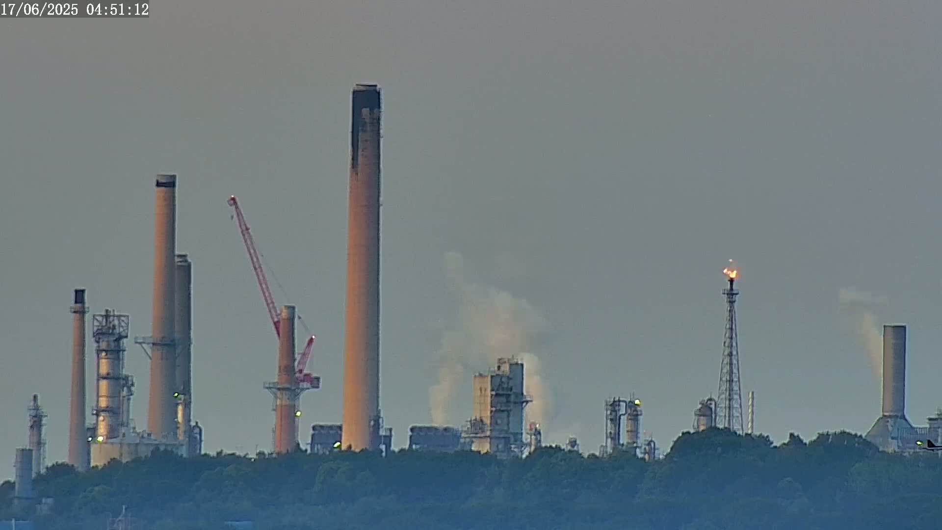 Fawley, ExxonMobil Refinery Live Cam - New Forest, Hampshire, South East, England, United Kingdom