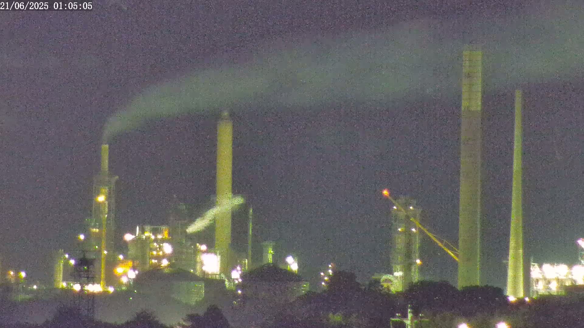 Fawley, ExxonMobil Refinery Live Cam - New Forest, Hampshire, South East, England, United Kingdom