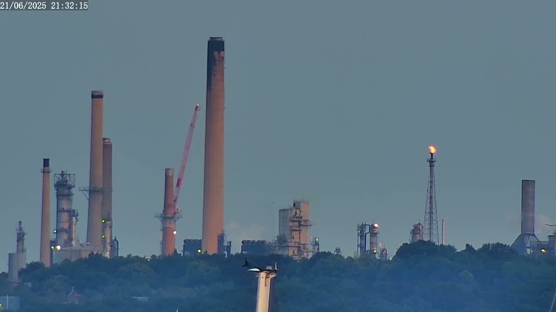 Fawley, ExxonMobil Refinery Live Cam - New Forest, Hampshire, South East, England, United Kingdom