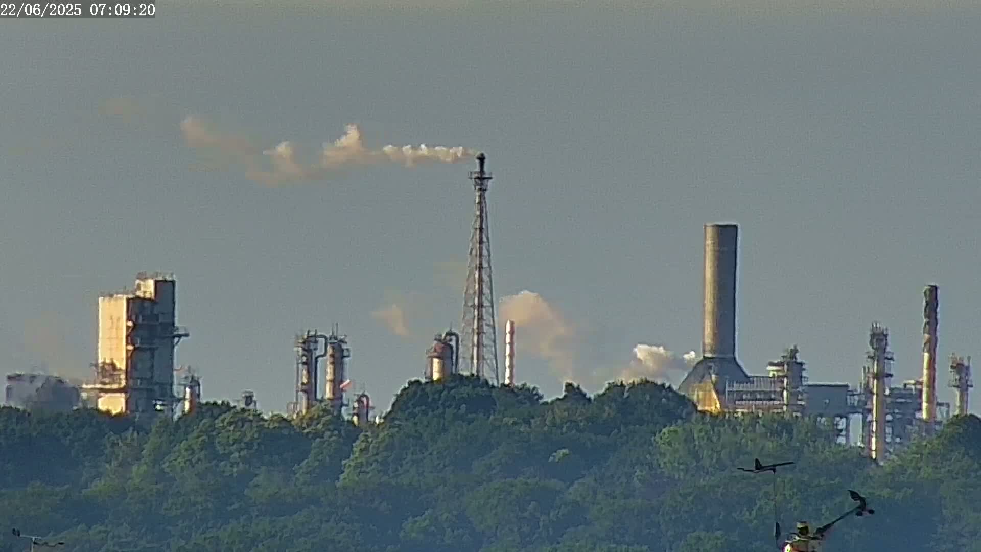Fawley, ExxonMobil Refinery Live Cam - New Forest, Hampshire, South East, England, United Kingdom