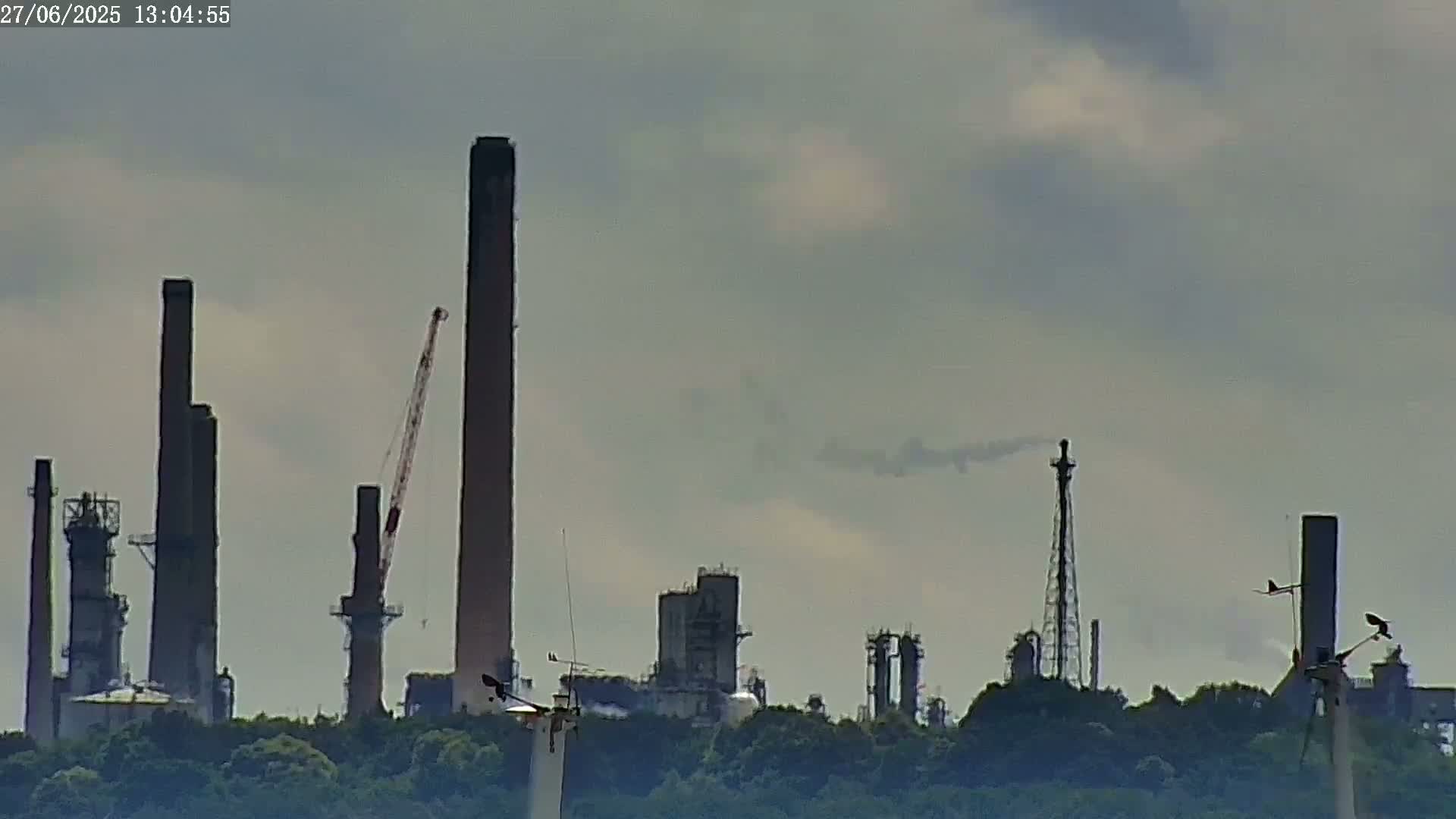 Fawley, ExxonMobil Refinery Live Cam - New Forest, Hampshire, South East, England, United Kingdom