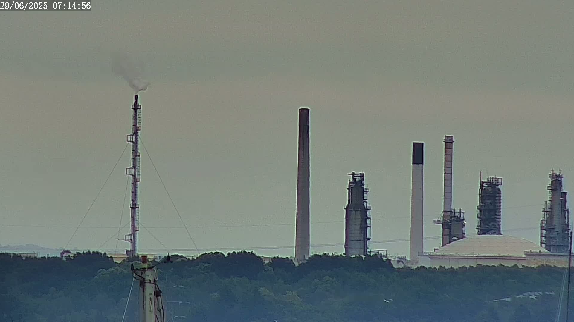 Fawley, ExxonMobil Refinery Live Cam - New Forest, Hampshire, South East, England, United Kingdom