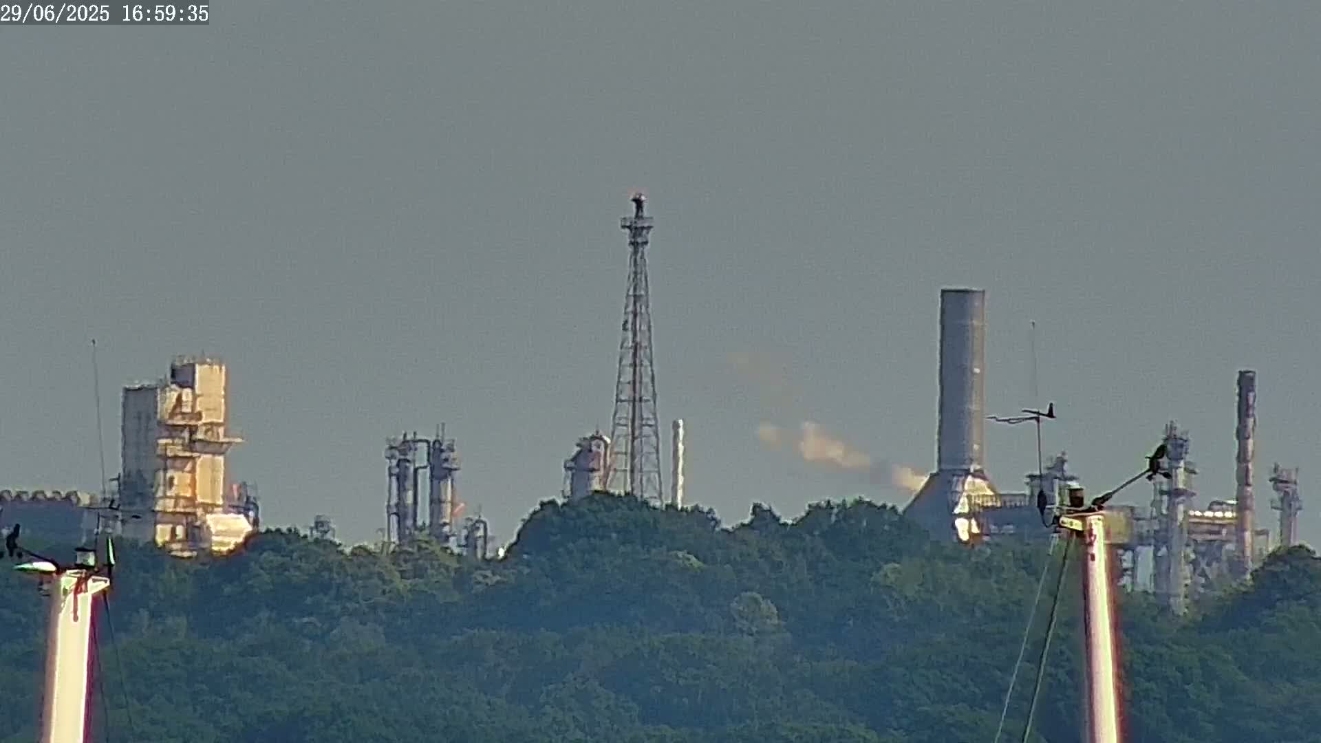 Fawley, ExxonMobil Refinery Live Cam - New Forest, Hampshire, South East, England, United Kingdom