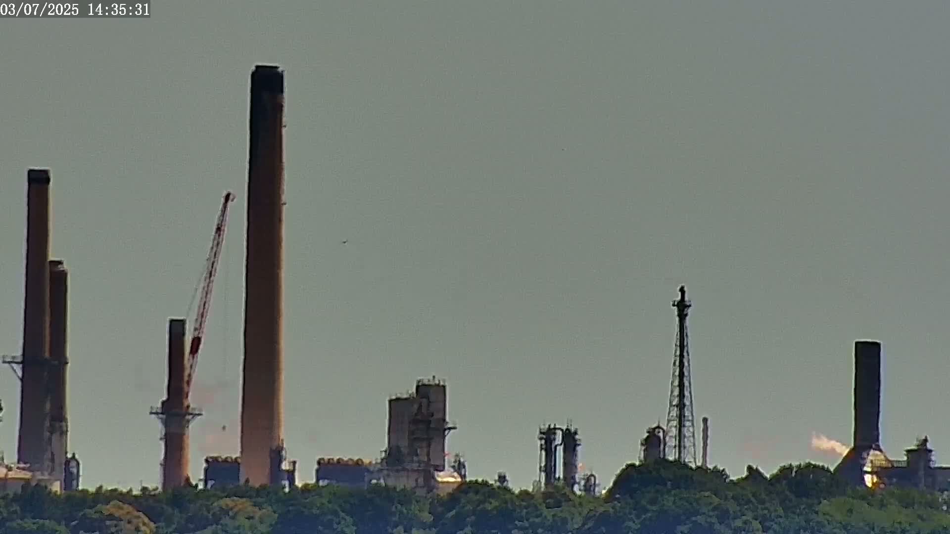 Fawley, ExxonMobil Refinery Live Cam - New Forest, Hampshire, South East, England, United Kingdom