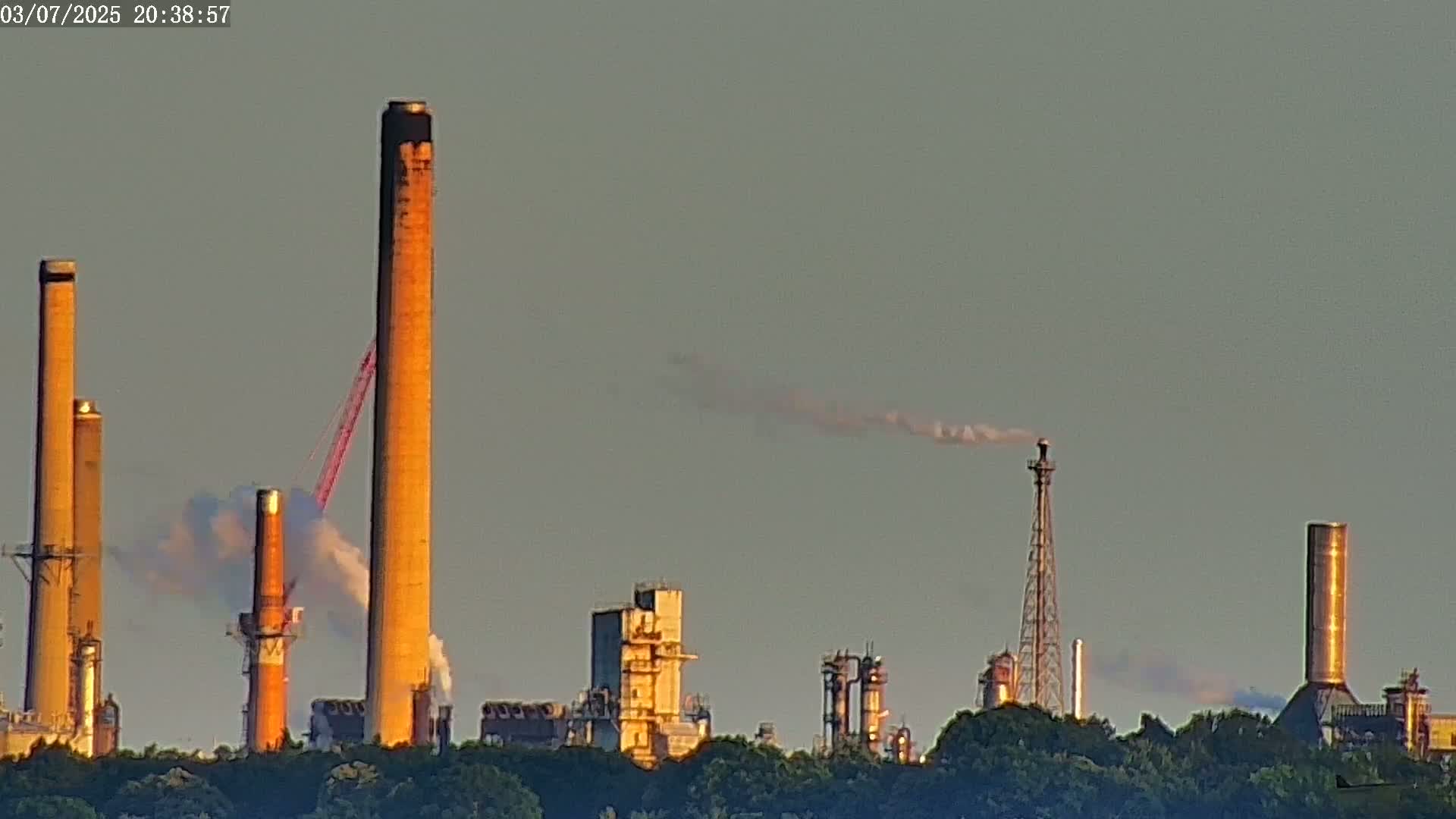 Fawley, ExxonMobil Refinery Live Cam - New Forest, Hampshire, South East, England, United Kingdom