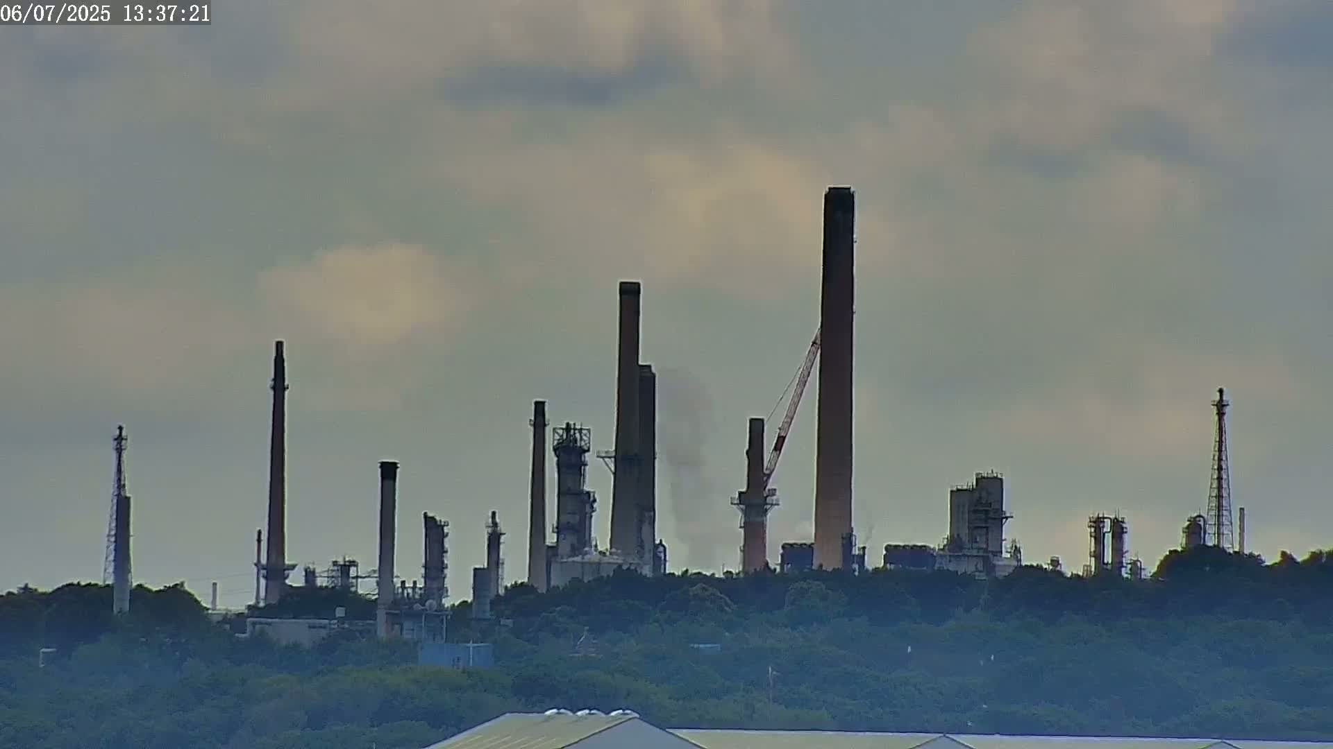 Fawley, ExxonMobil Refinery Live Cam - New Forest, Hampshire, South East, England, United Kingdom