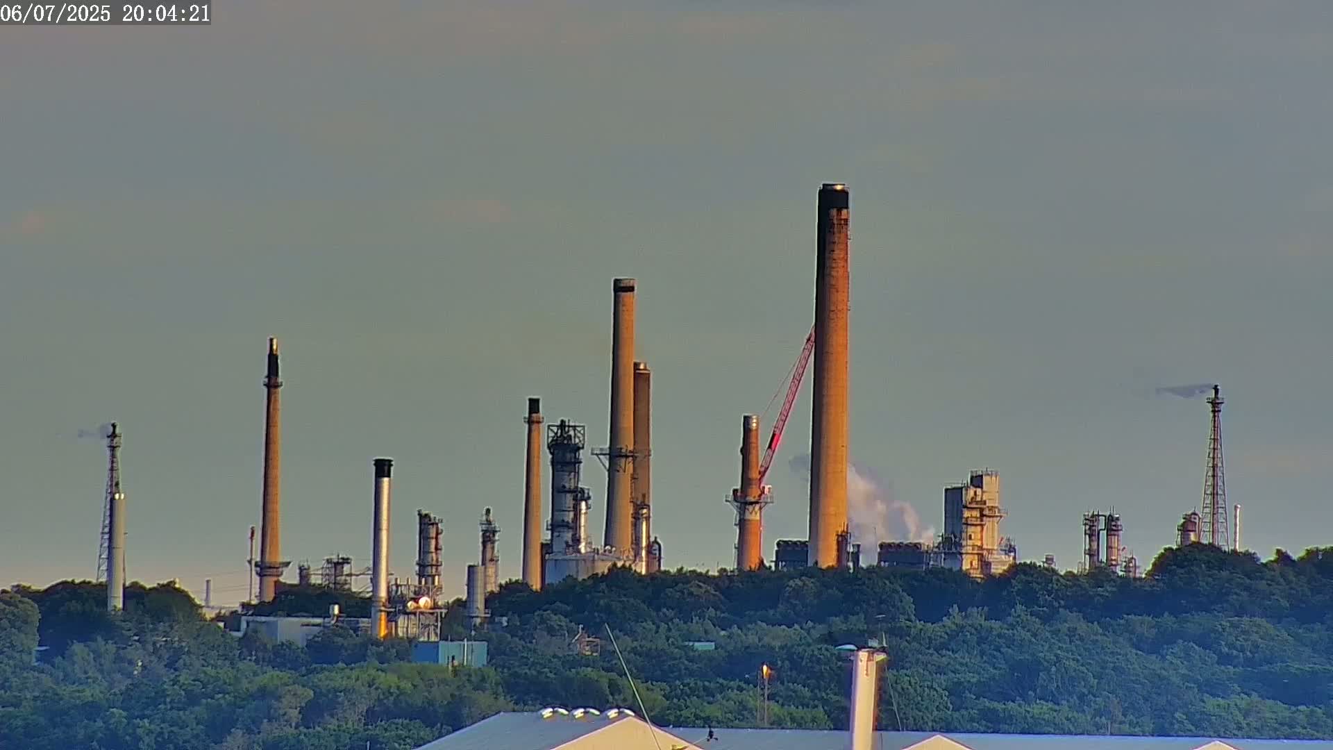 Fawley, ExxonMobil Refinery Live Cam - New Forest, Hampshire, South East, England, United Kingdom
