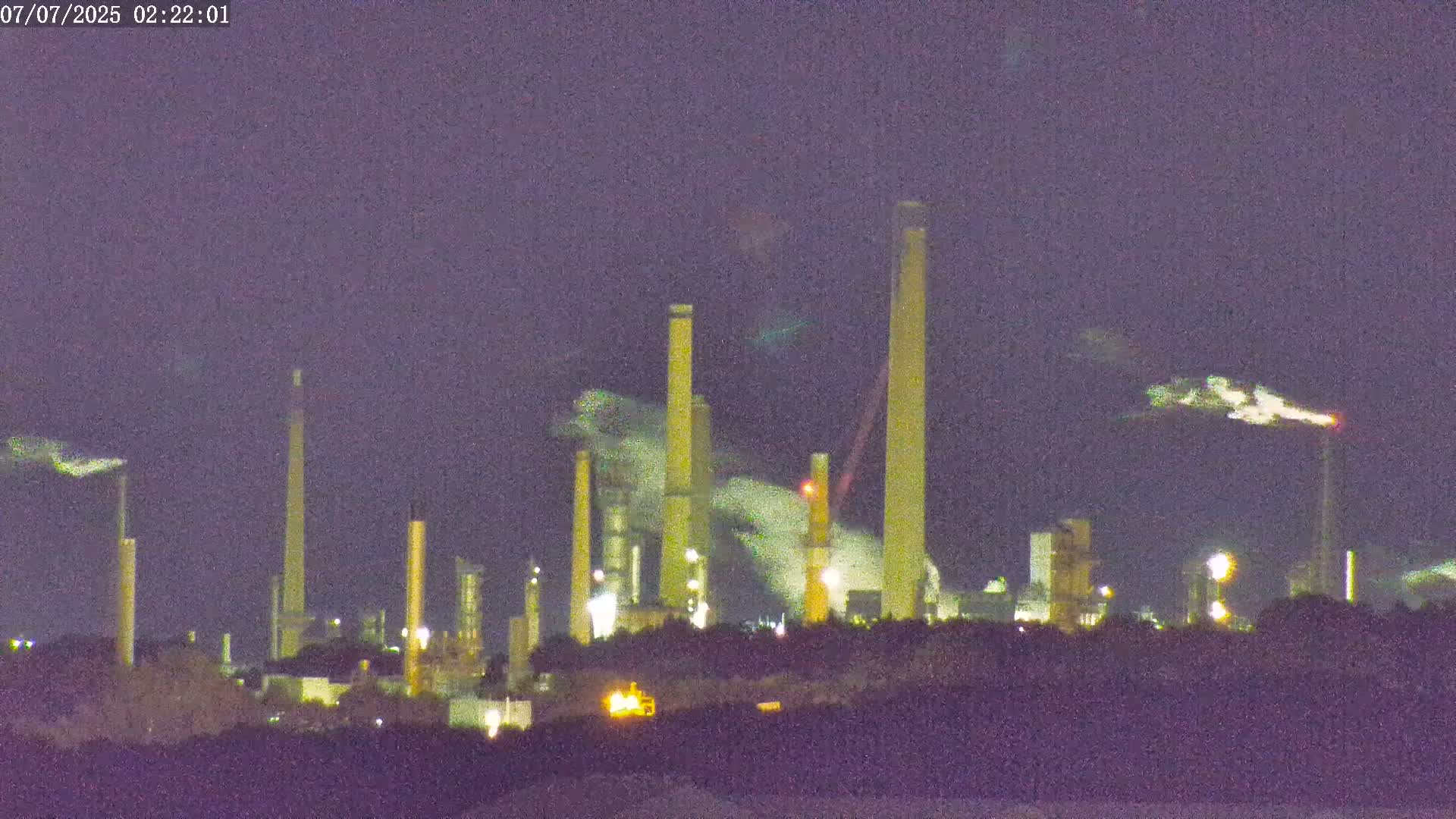 Fawley, ExxonMobil Refinery Live Cam - New Forest, Hampshire, South East, England, United Kingdom
