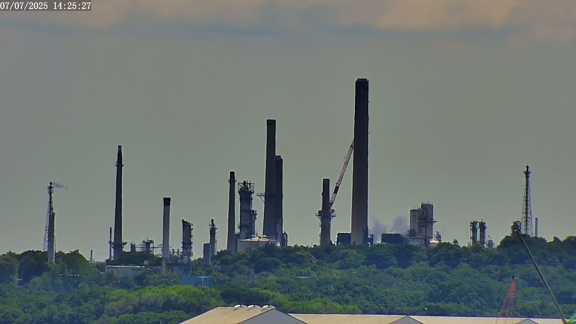 Fawley, ExxonMobil Refinery Live Cam - New Forest, Hampshire, South East, England, United Kingdom