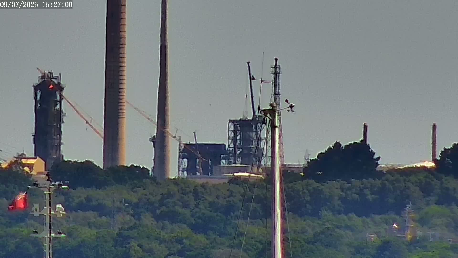 Fawley, ExxonMobil Refinery Live Cam - New Forest, Hampshire, South East, England, United Kingdom