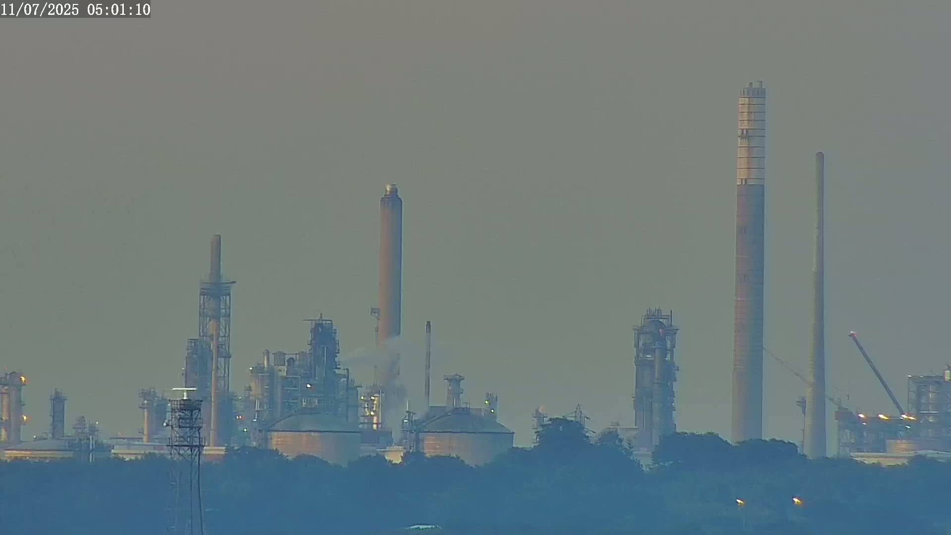 Fawley, ExxonMobil Refinery Live Cam - New Forest, Hampshire, South East, England, United Kingdom