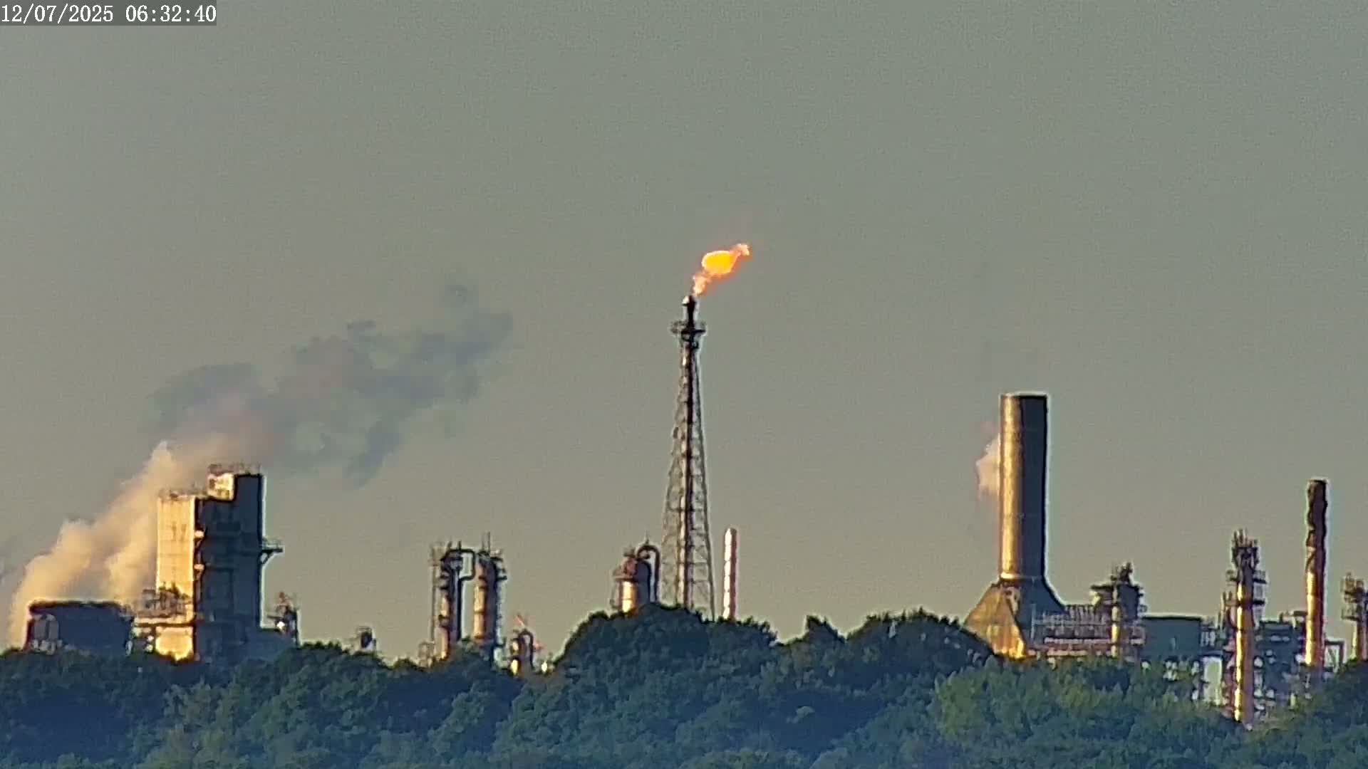 Fawley, ExxonMobil Refinery Live Cam - New Forest, Hampshire, South East, England, United Kingdom