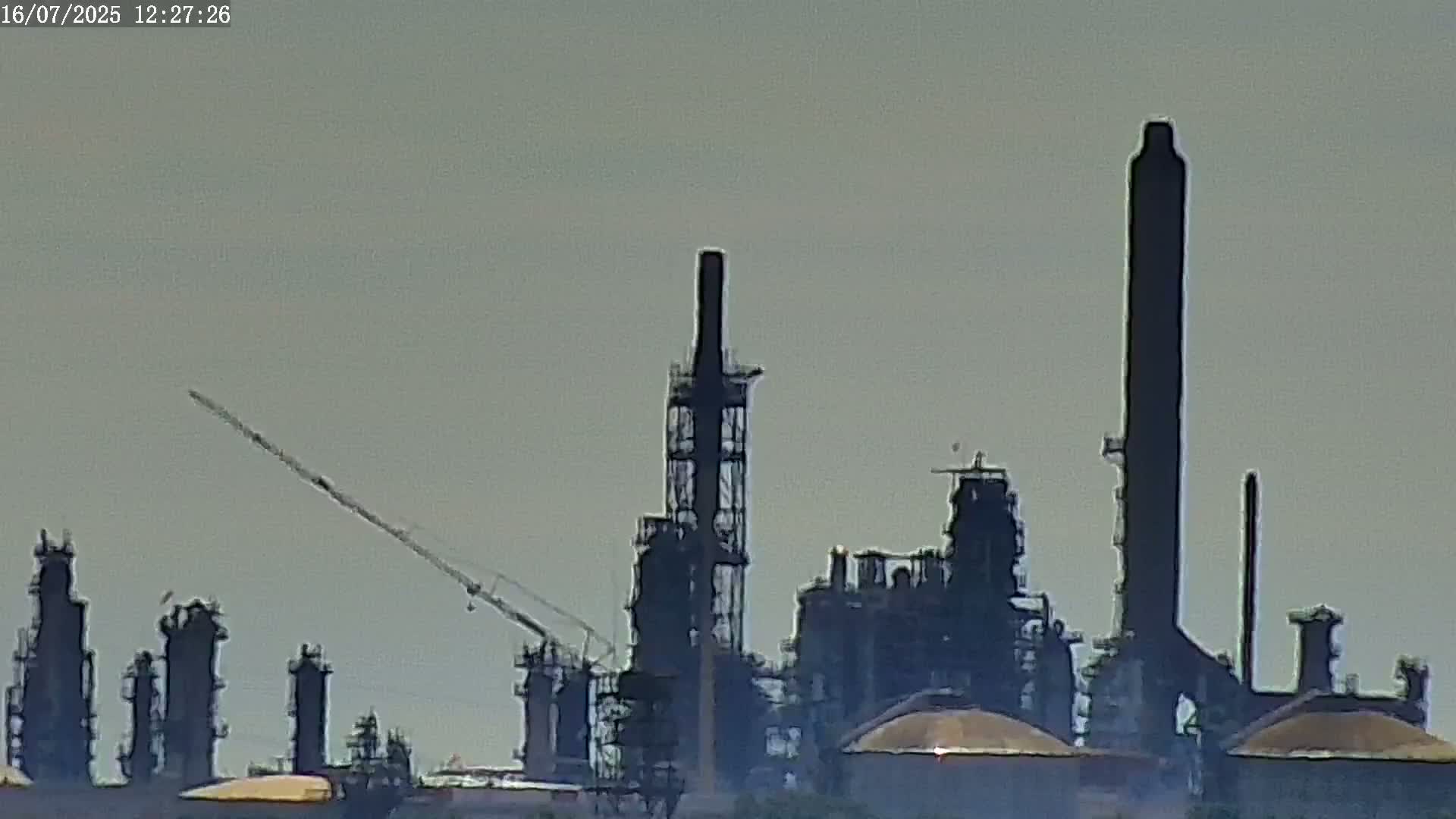 Fawley, ExxonMobil Refinery Live Cam - New Forest, Hampshire, South East, England, United Kingdom