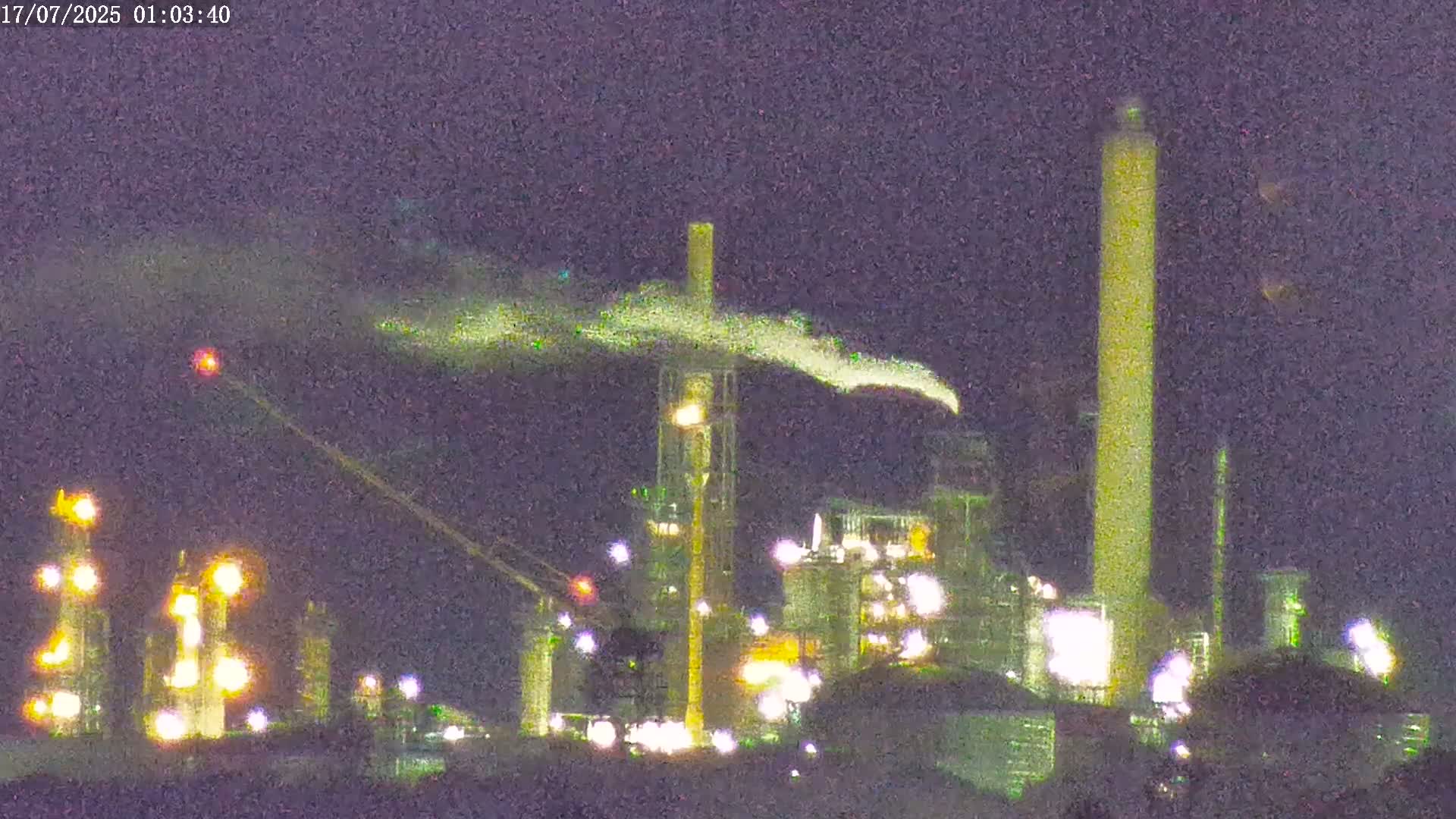 Fawley, ExxonMobil Refinery Live Cam - New Forest, Hampshire, South East, England, United Kingdom