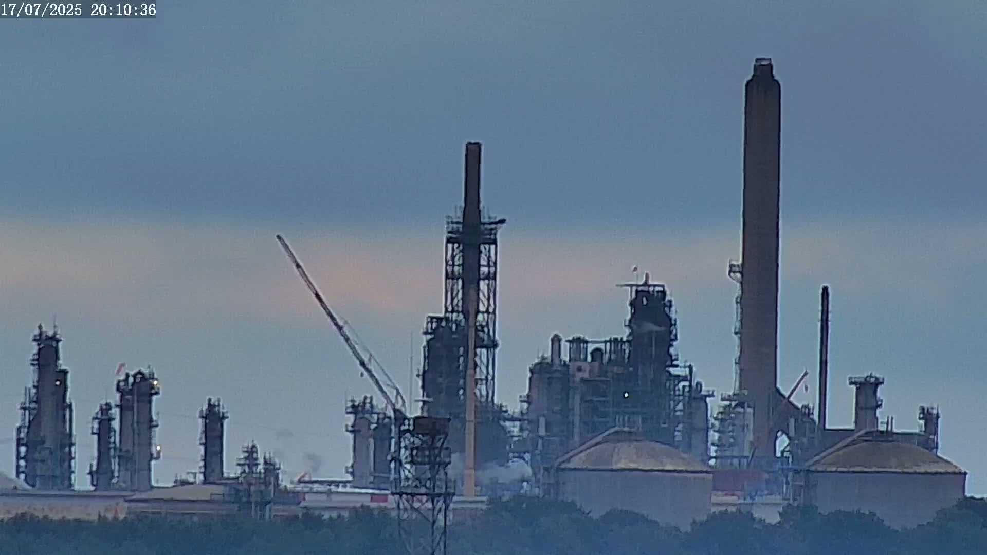 Fawley, ExxonMobil Refinery Live Cam - New Forest, Hampshire, South East, England, United Kingdom
