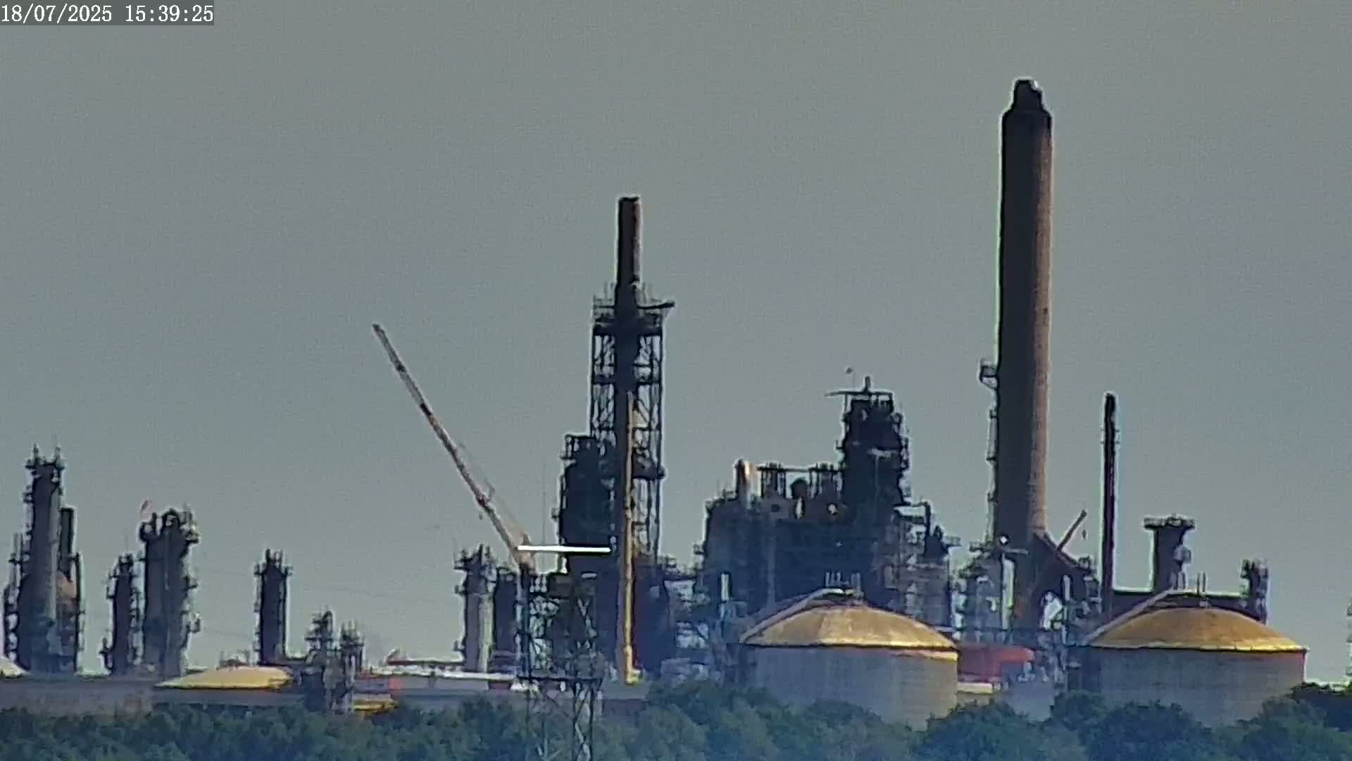 Fawley, ExxonMobil Refinery Live Cam - New Forest, Hampshire, South East, England, United Kingdom