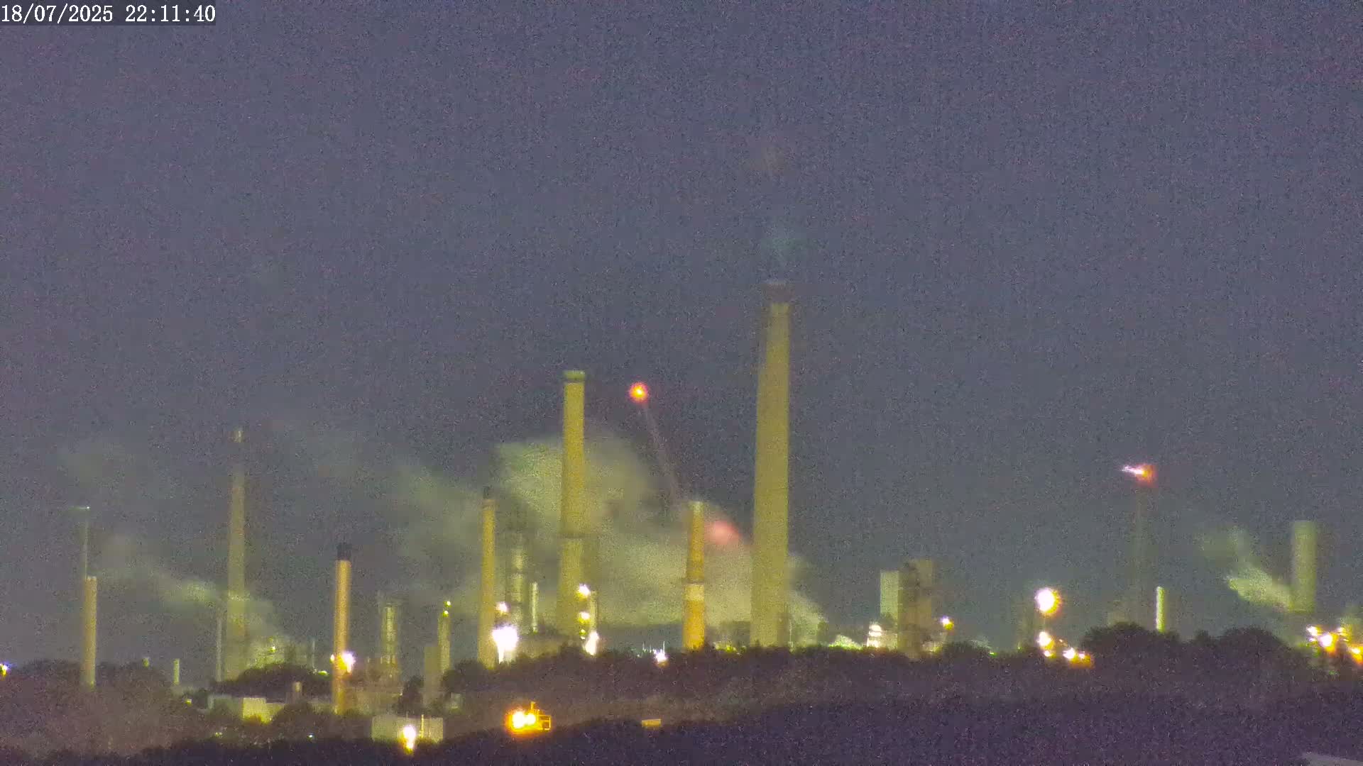 Fawley, ExxonMobil Refinery Live Cam - New Forest, Hampshire, South East, England, United Kingdom