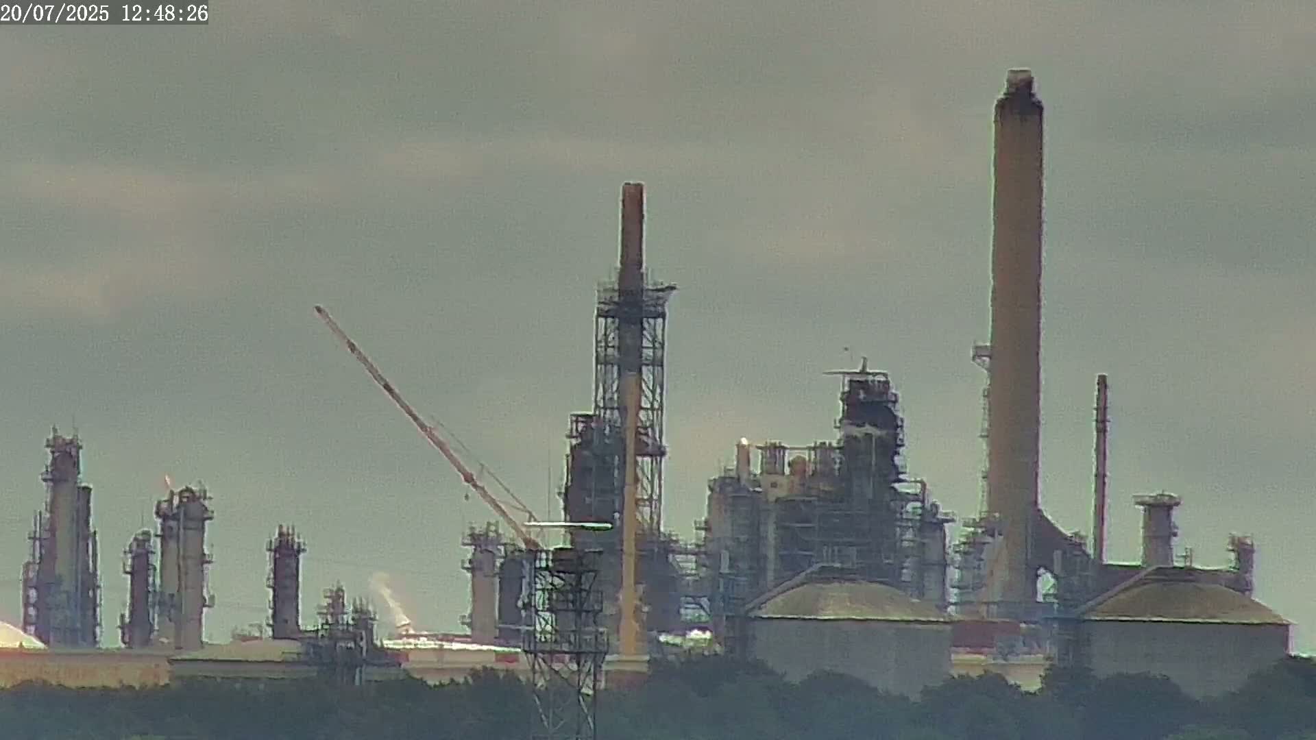 Fawley, ExxonMobil Refinery Live Cam - New Forest, Hampshire, South East, England, United Kingdom