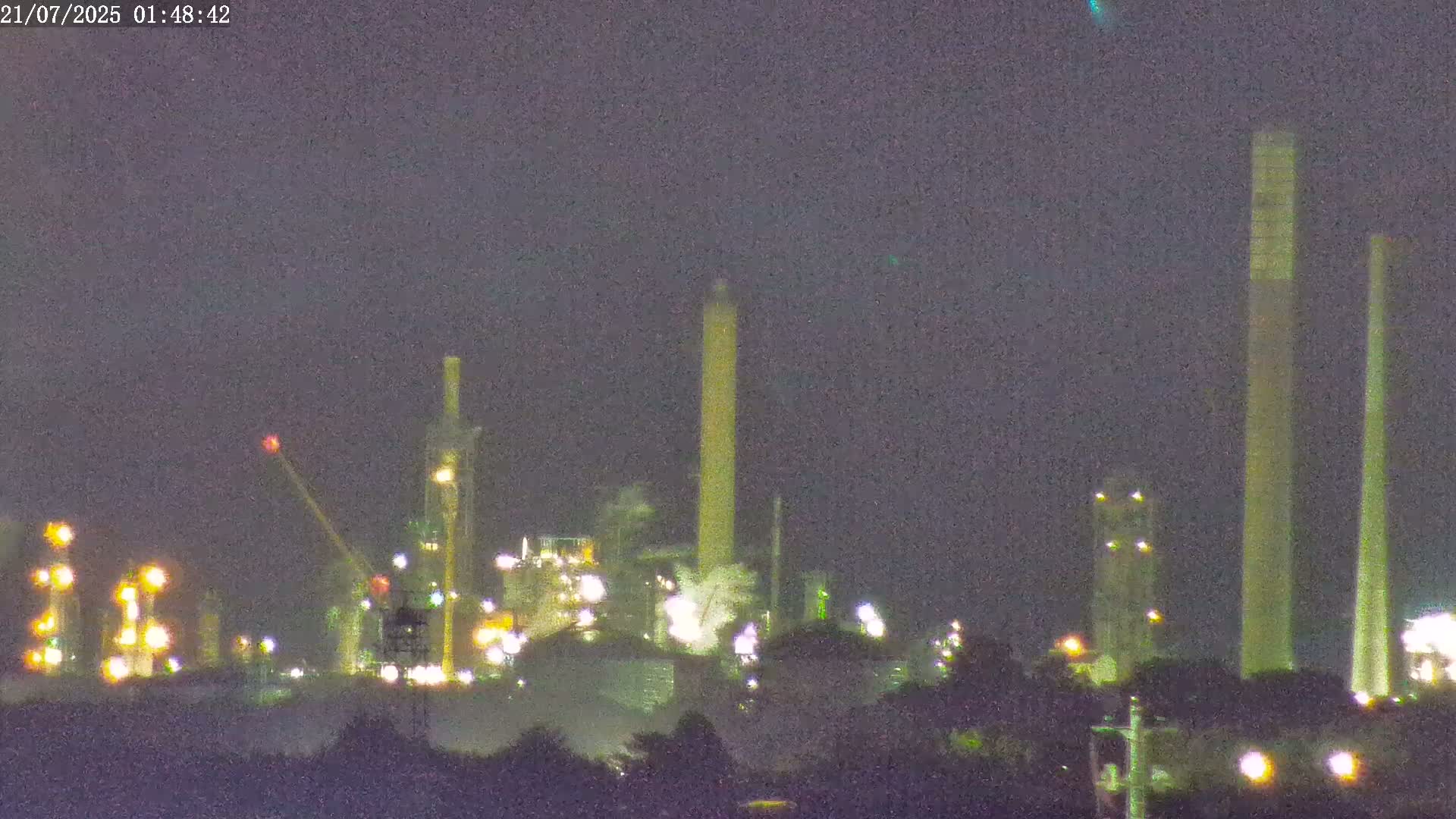 Fawley, ExxonMobil Refinery Live Cam - New Forest, Hampshire, South East, England, United Kingdom