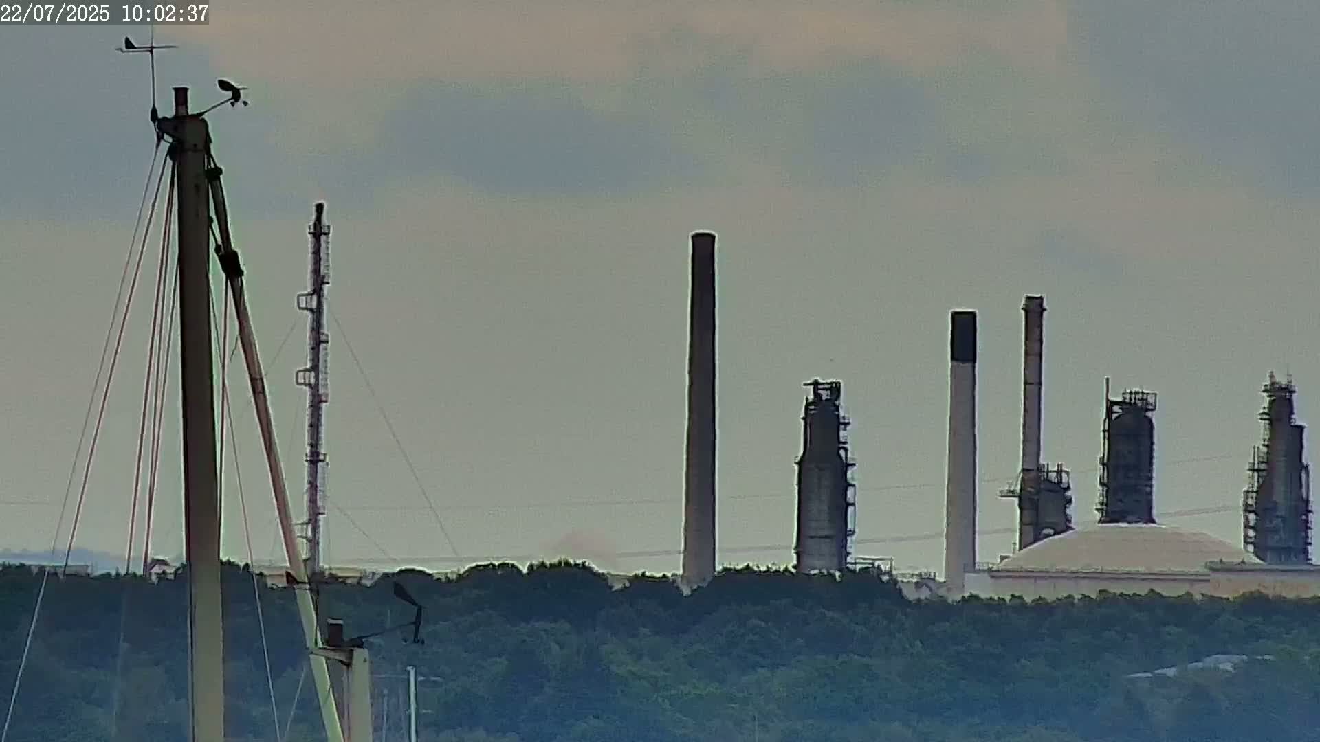 Fawley, ExxonMobil Refinery Live Cam - New Forest, Hampshire, South East, England, United Kingdom