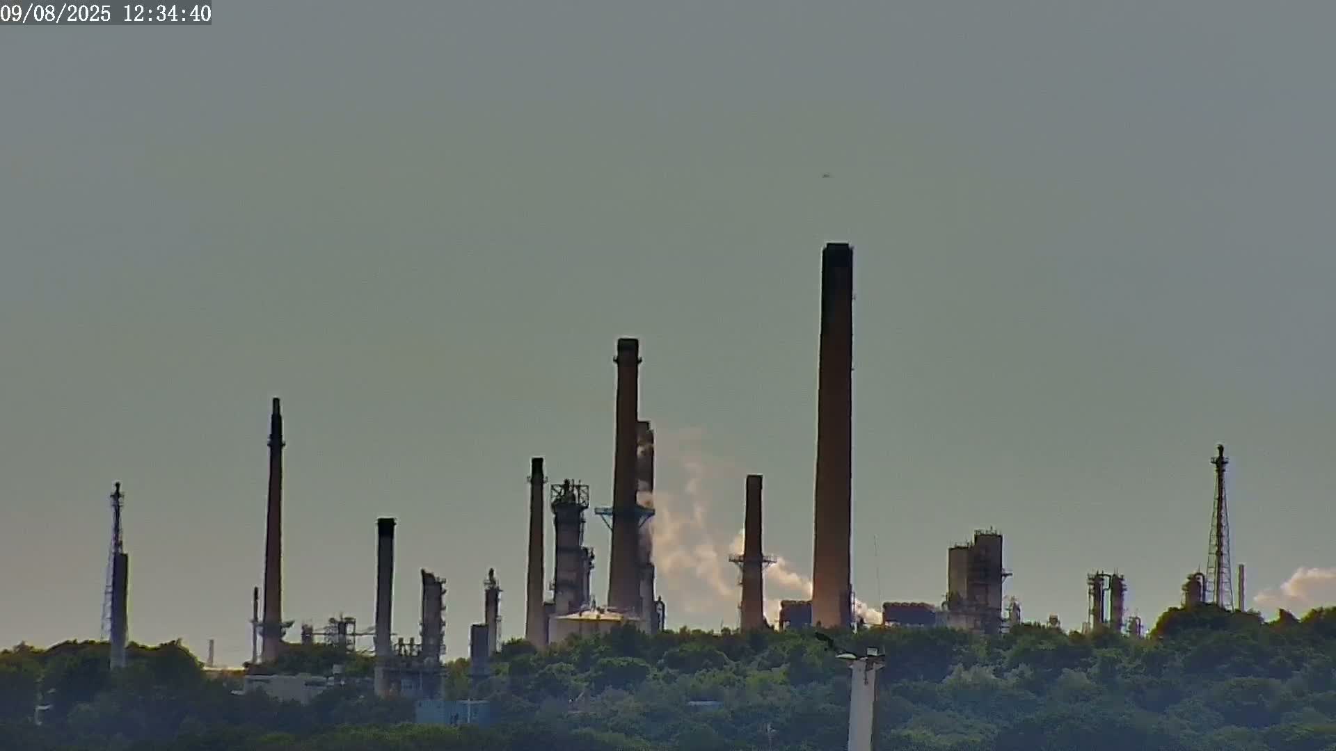 Fawley, ExxonMobil Refinery Live Cam - New Forest, Hampshire, South East, England, United Kingdom