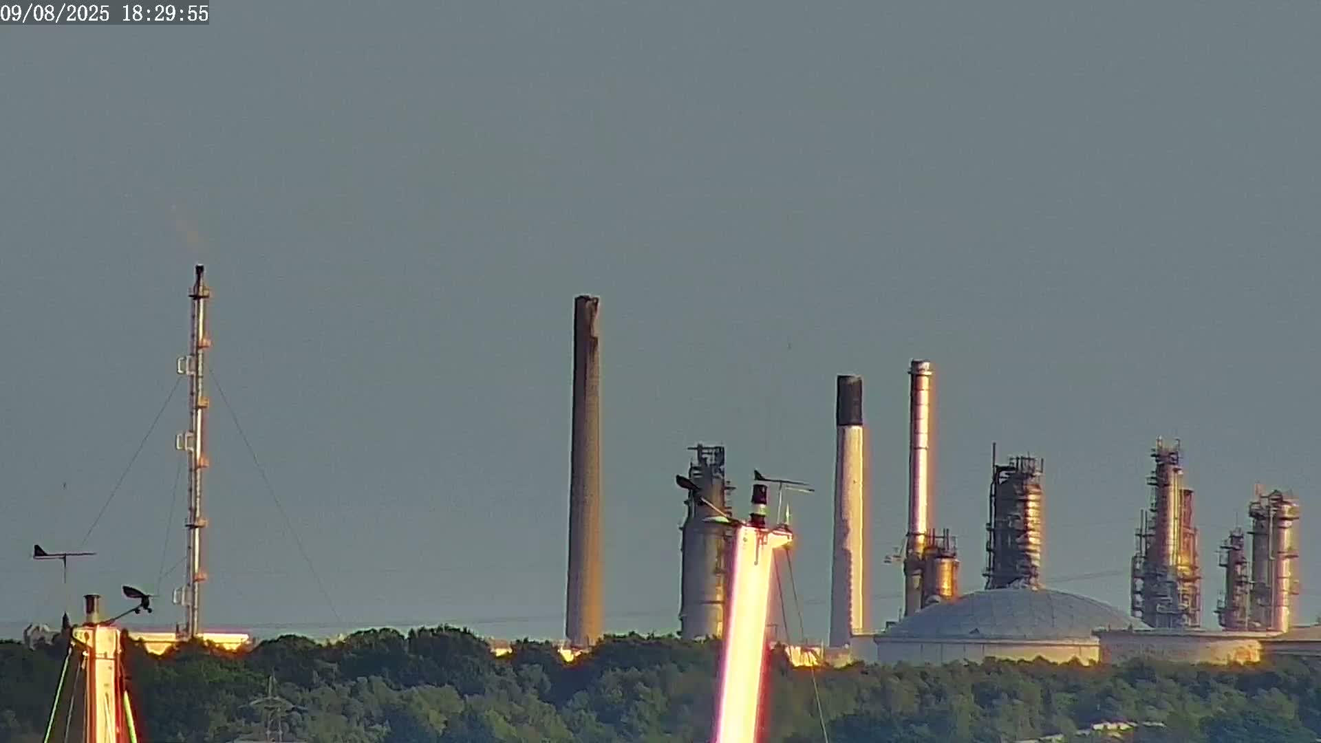 Fawley, ExxonMobil Refinery Live Cam - New Forest, Hampshire, South East, England, United Kingdom