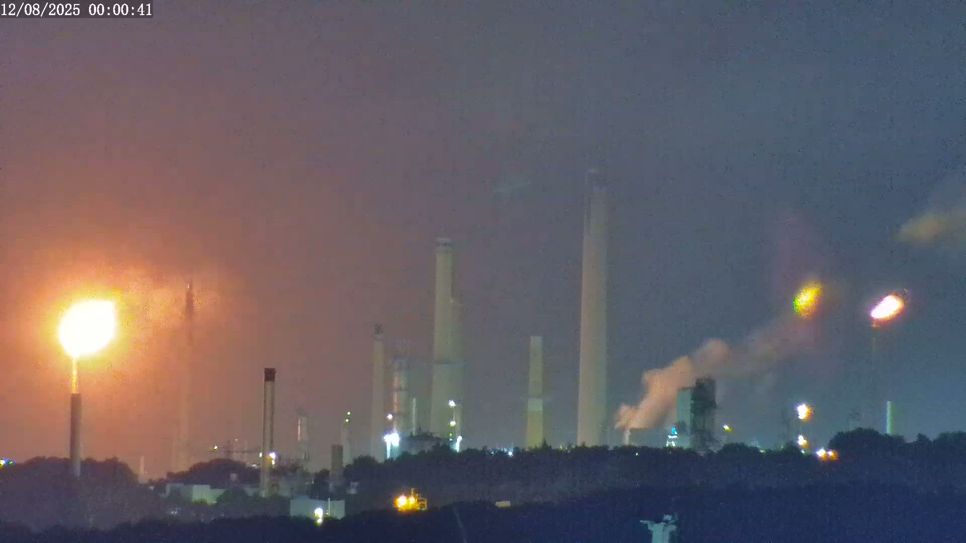 Fawley, ExxonMobil Refinery Live Cam - New Forest, Hampshire, South East, England, United Kingdom