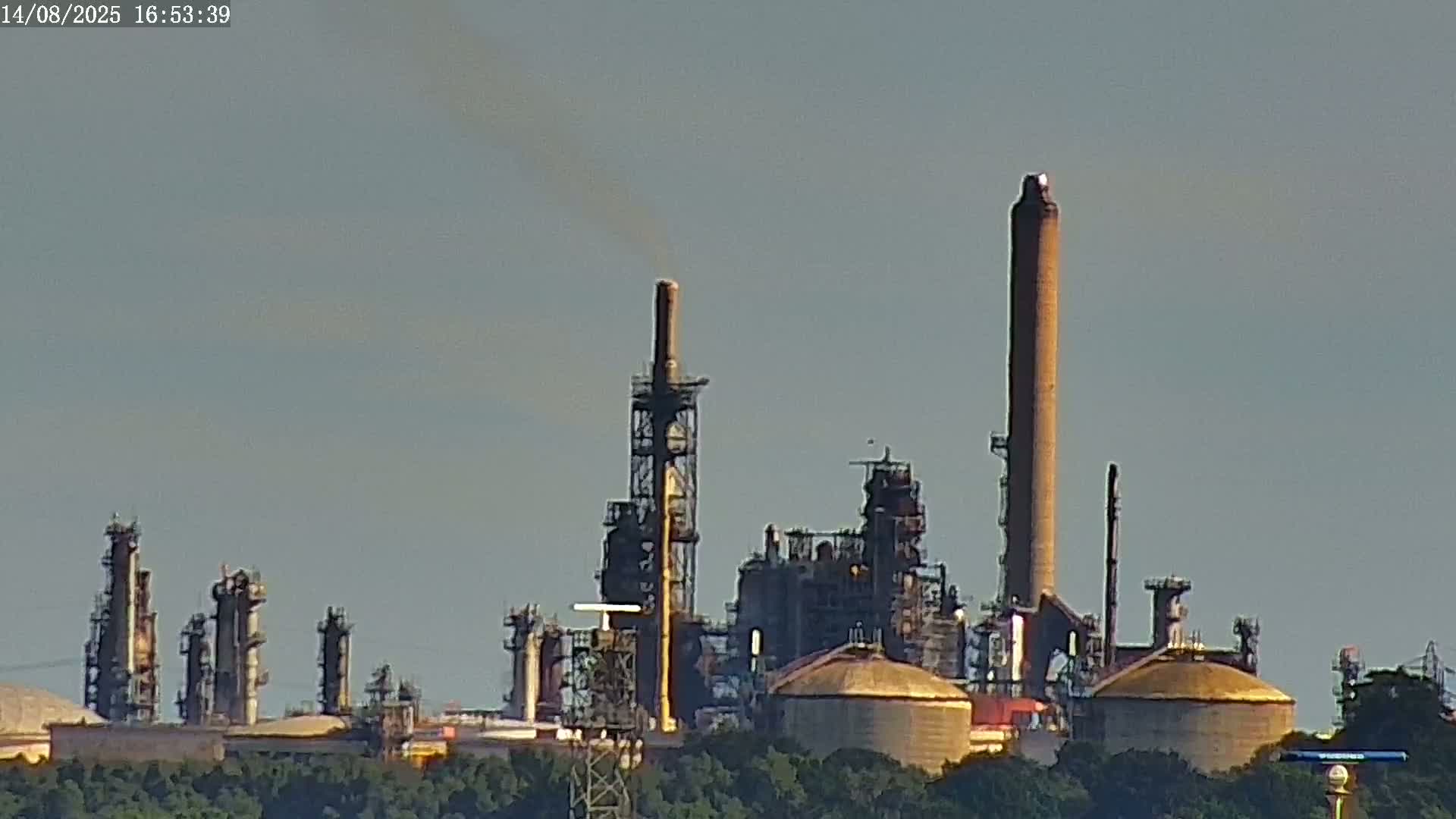 Fawley, ExxonMobil Refinery Live Cam - New Forest, Hampshire, South East, England, United Kingdom