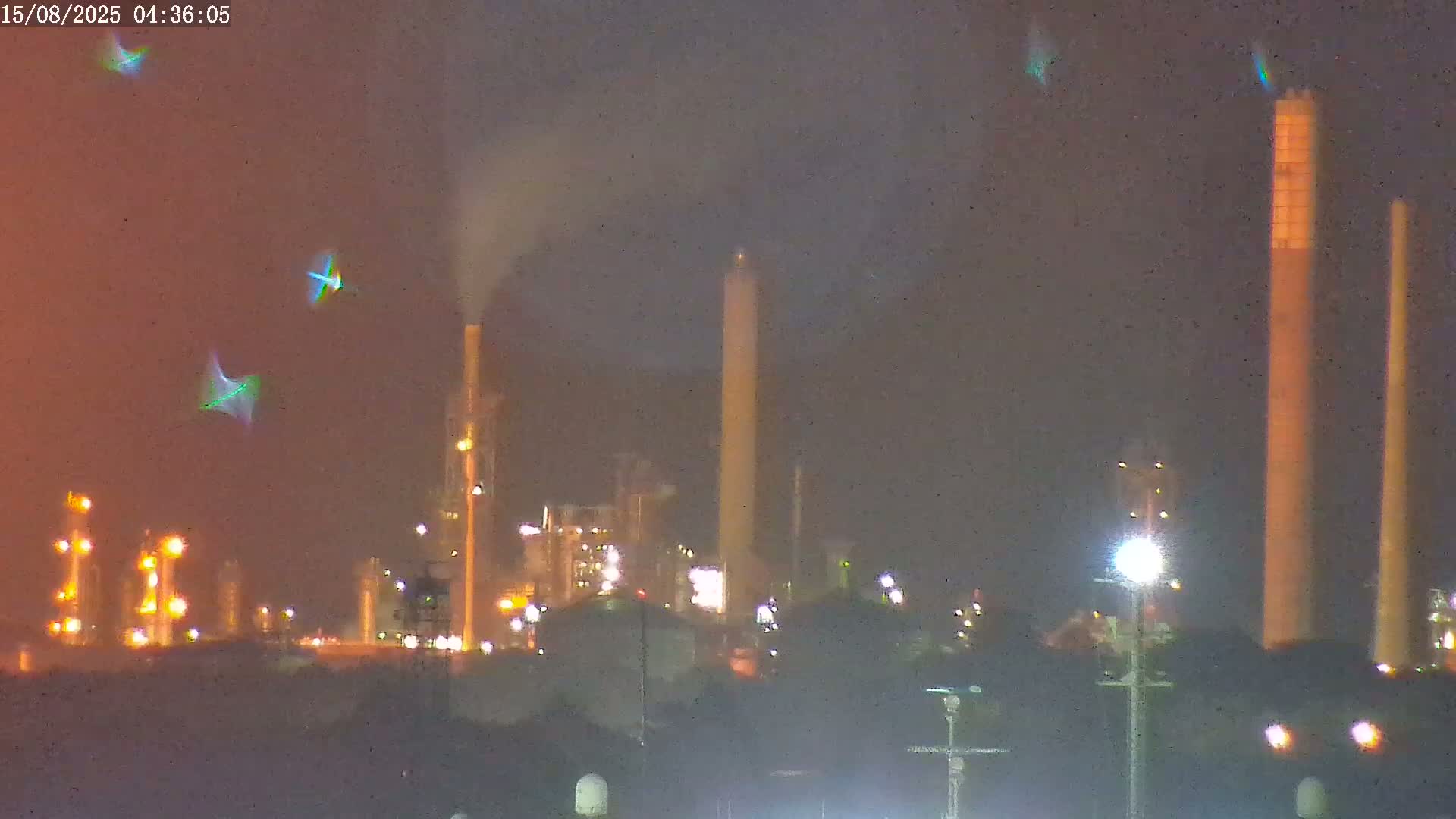 Fawley, ExxonMobil Refinery Live Cam - New Forest, Hampshire, South East, England, United Kingdom