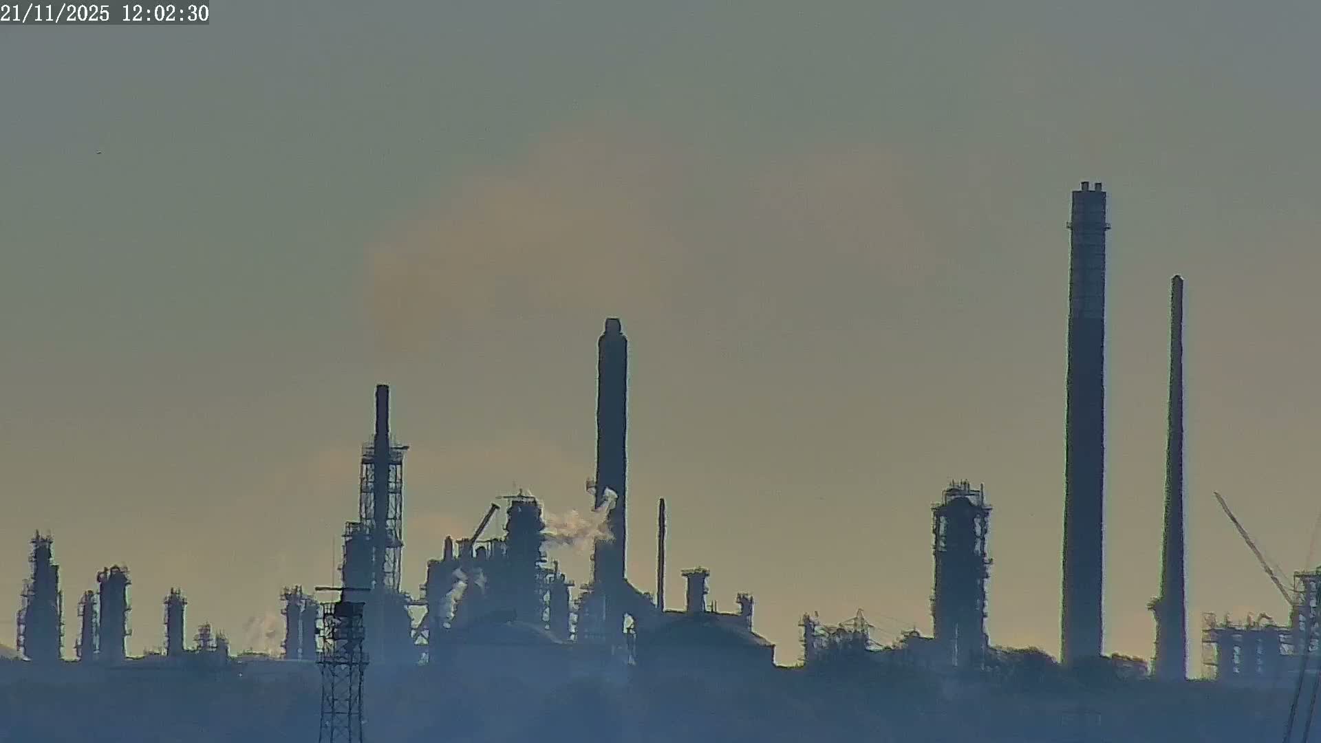 Fawley, ExxonMobil Refinery Live Cam - New Forest, Hampshire, South East, England, United Kingdom