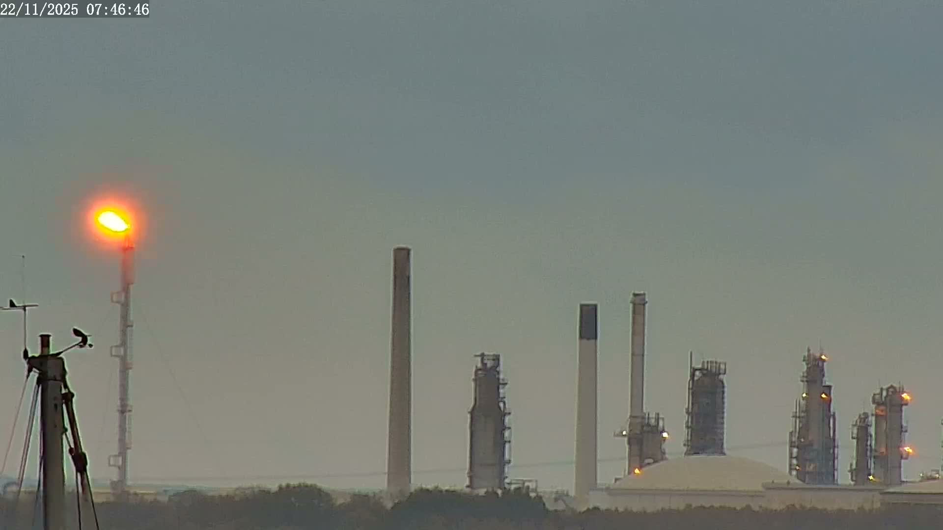 Fawley, ExxonMobil Refinery Live Cam - New Forest, Hampshire, South East, England, United Kingdom