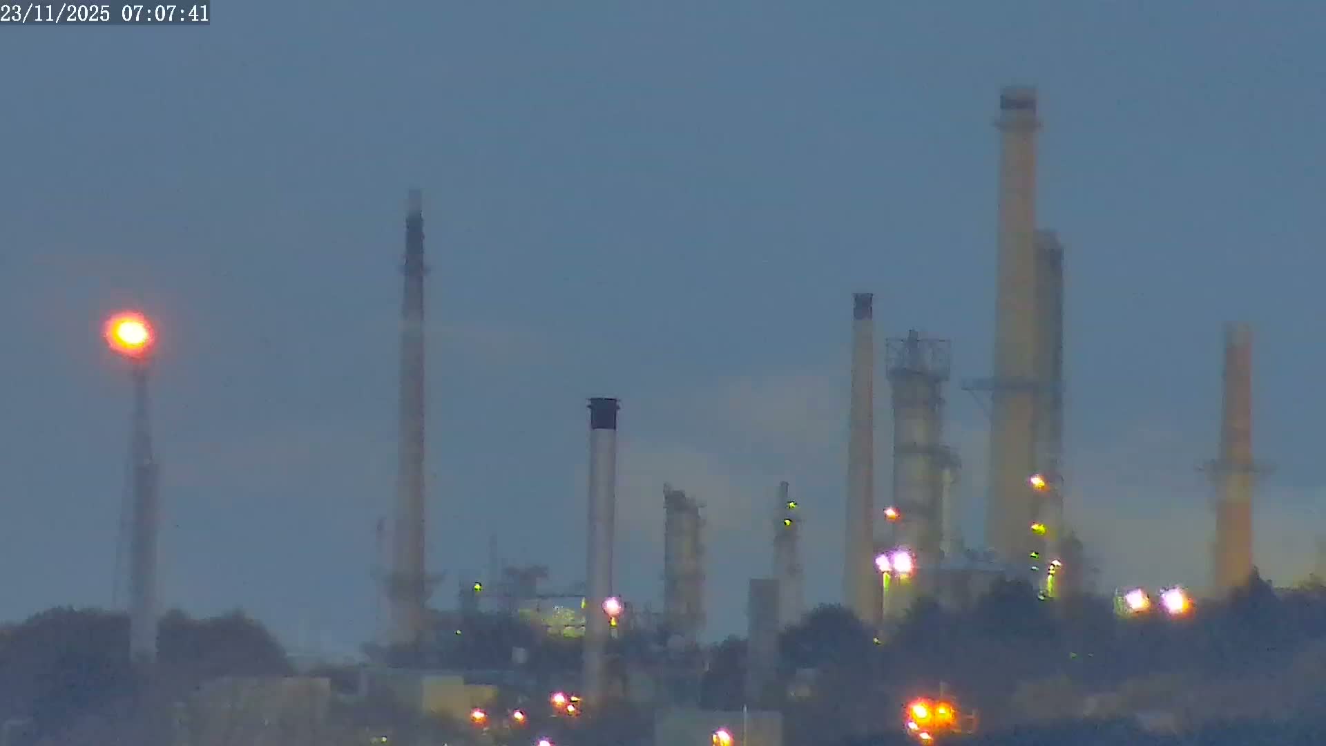 Fawley, ExxonMobil Refinery Live Cam - New Forest, Hampshire, South East, England, United Kingdom