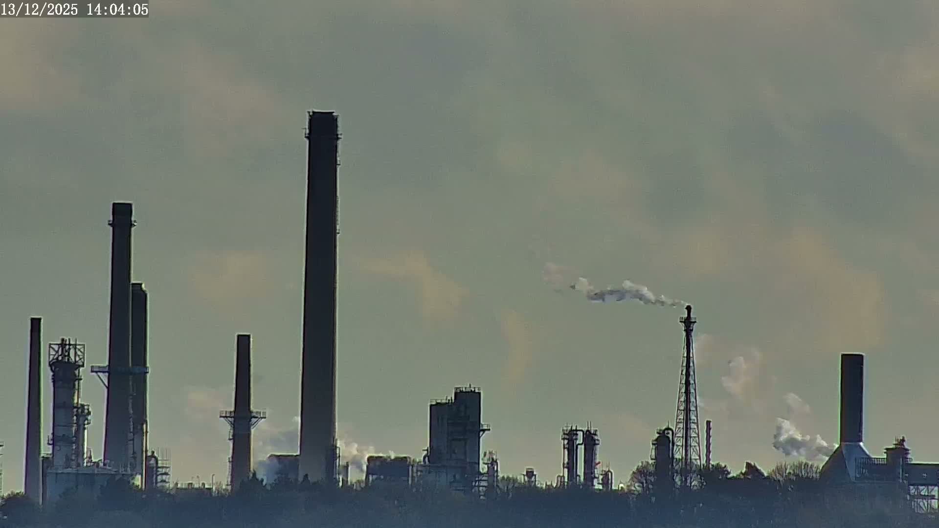 Fawley, ExxonMobil Refinery Live Cam - New Forest, Hampshire, South East, England, United Kingdom