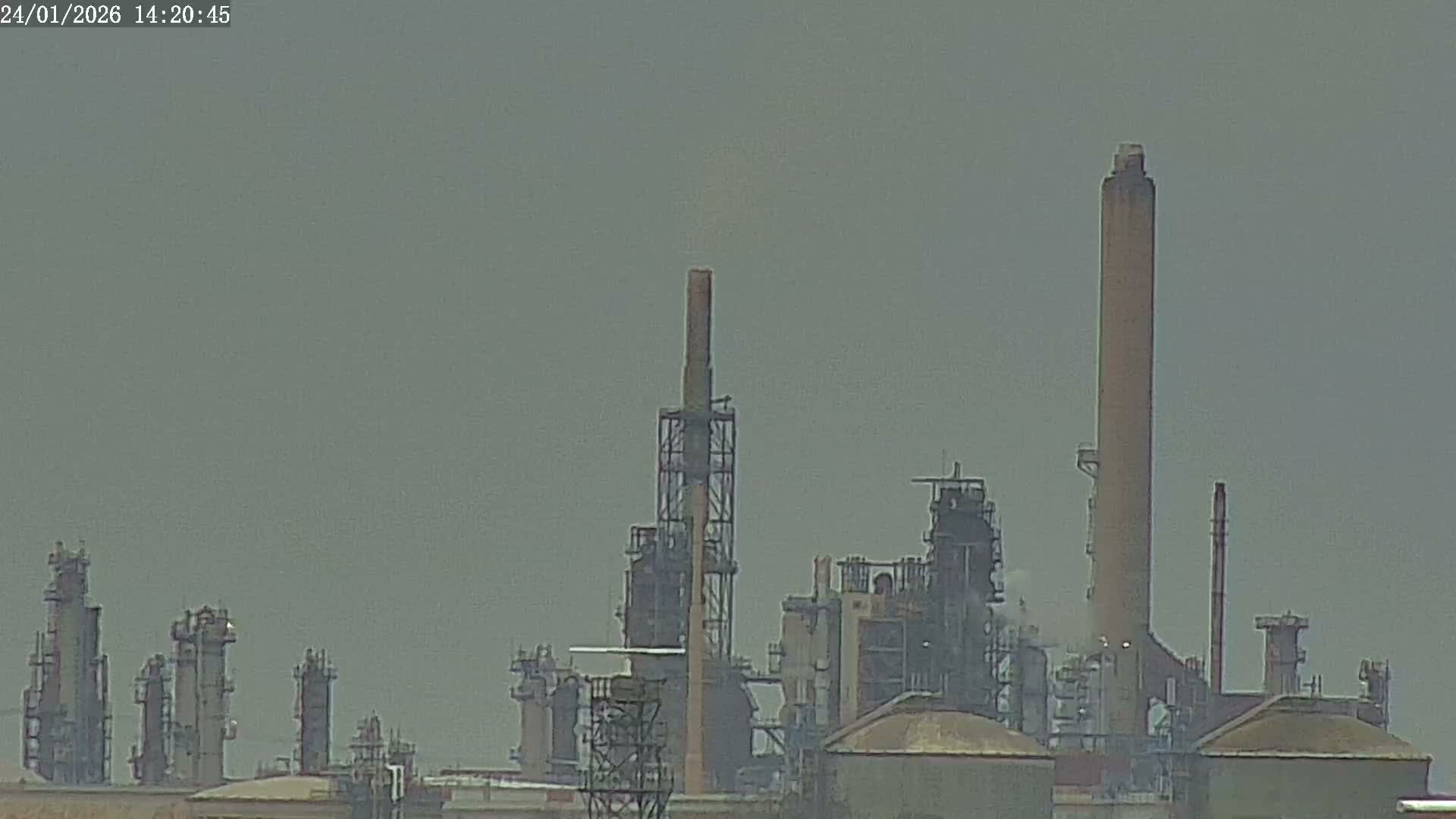Fawley, ExxonMobil Refinery Live Cam - New Forest, Hampshire, South East, England, United Kingdom