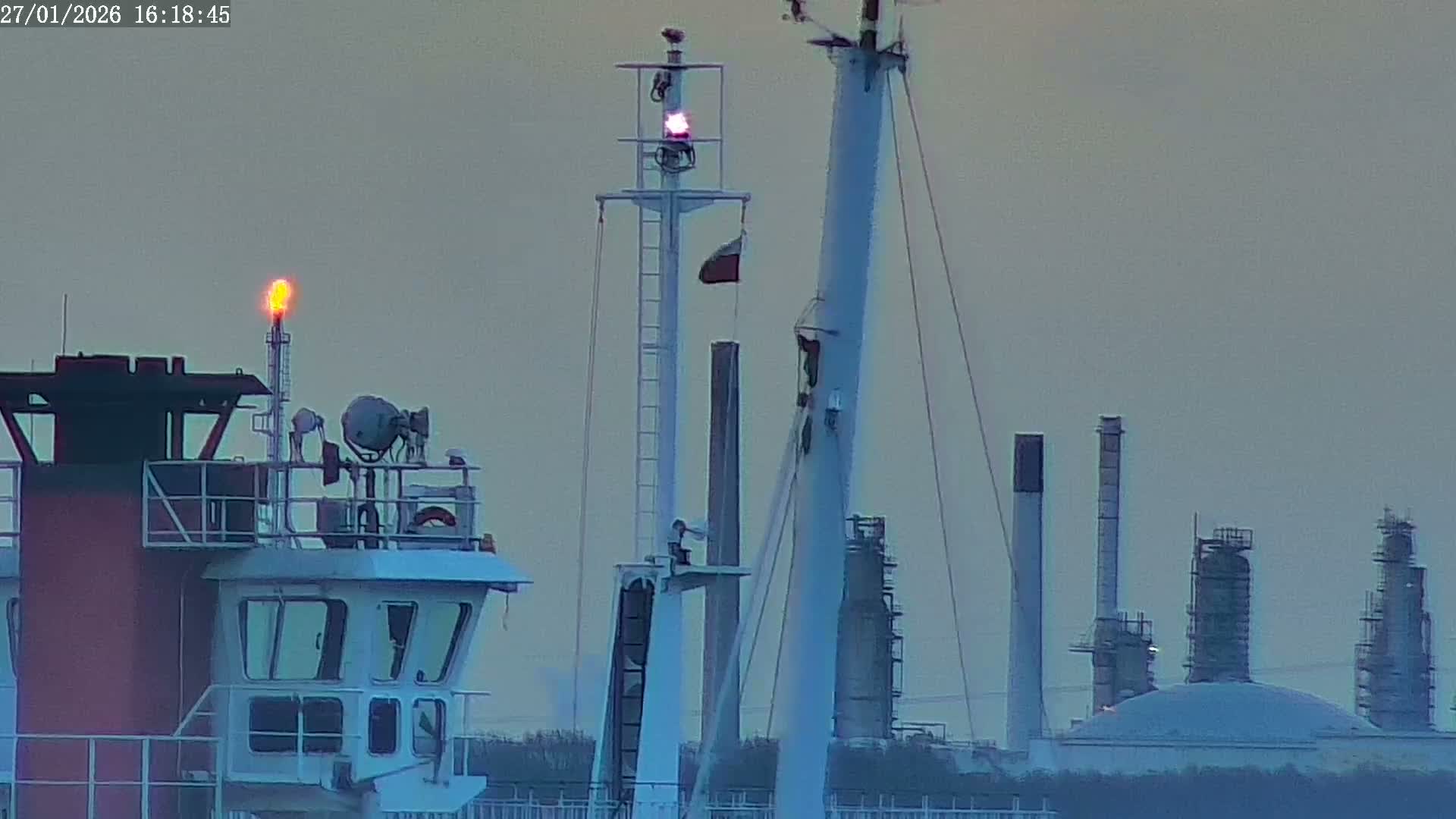 Fawley, ExxonMobil Refinery Live Cam - New Forest, Hampshire, South East, England, United Kingdom