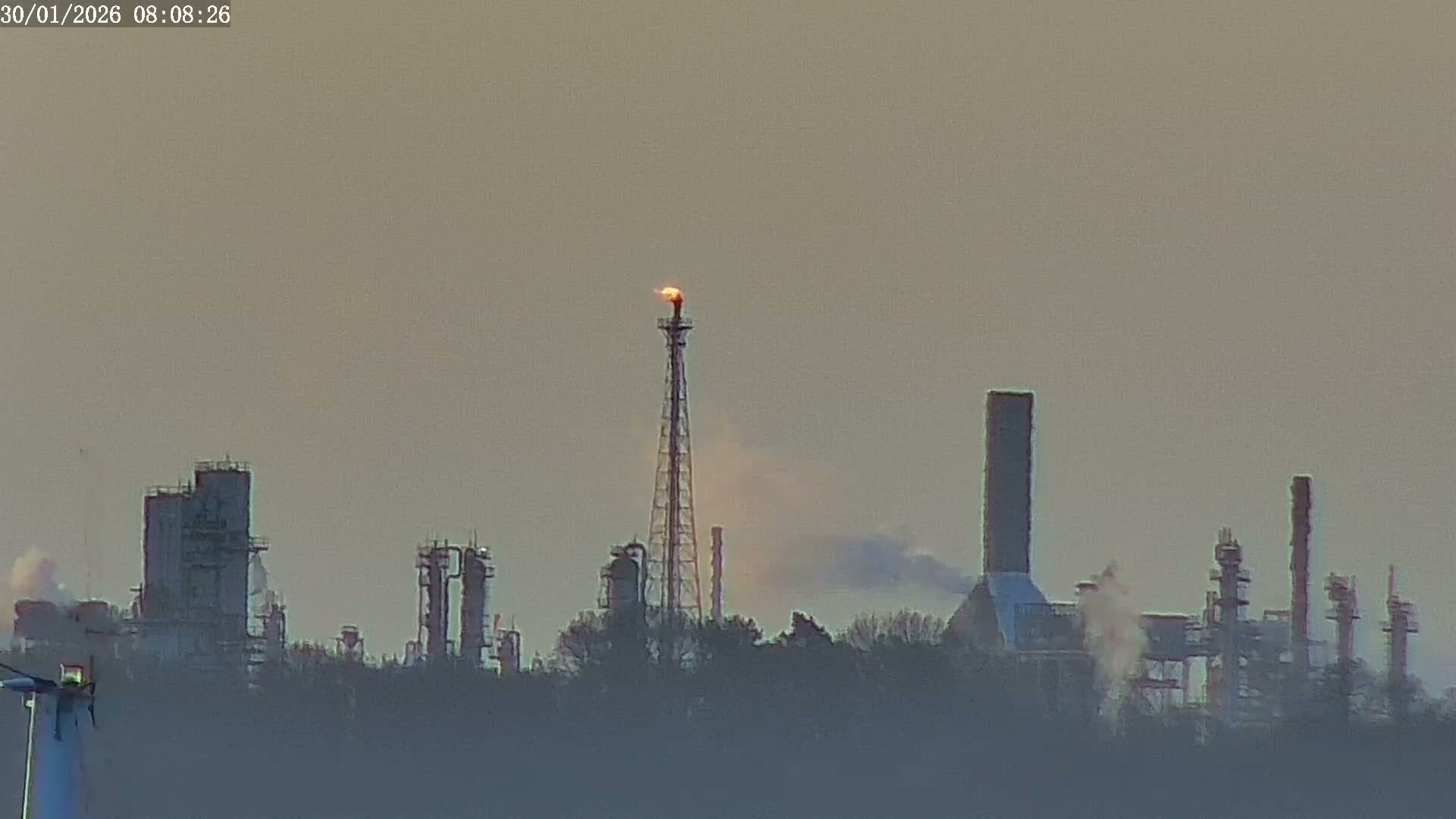Fawley, ExxonMobil Refinery Live Cam - New Forest, Hampshire, South East, England, United Kingdom