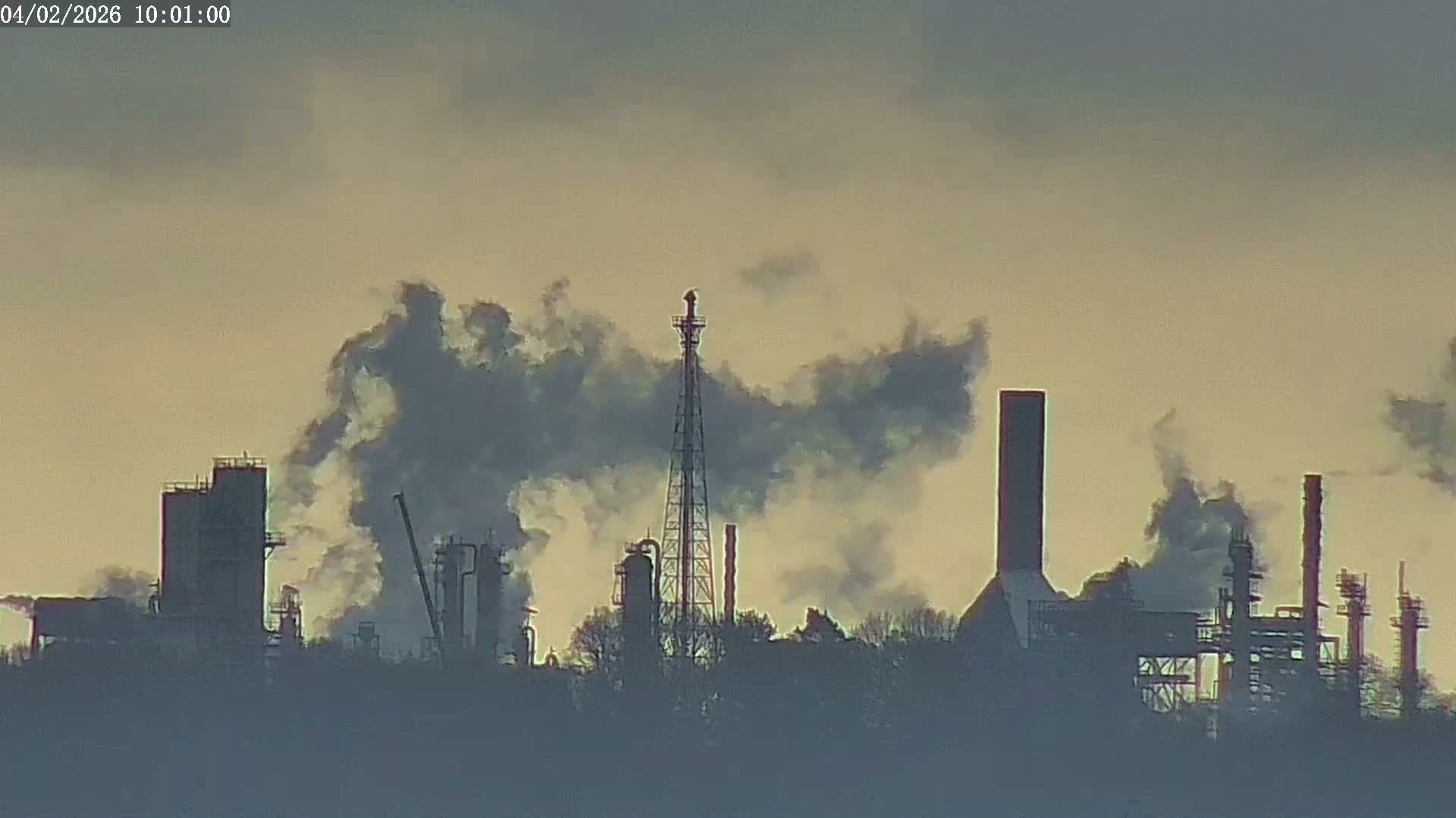 Fawley, ExxonMobil Refinery Live Cam - New Forest, Hampshire, South East, England, United Kingdom